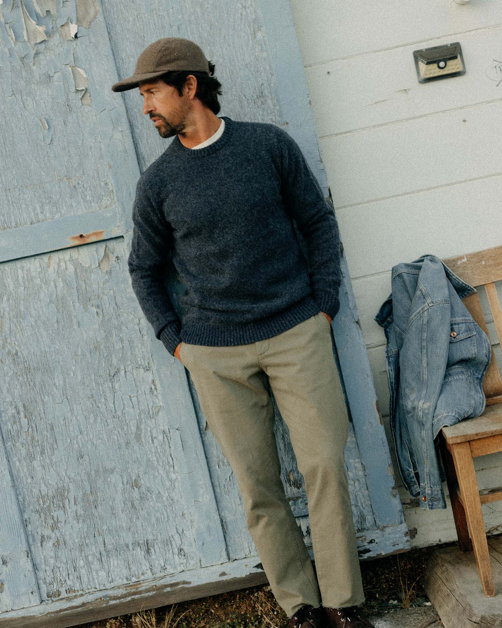 The Eastmoor Sweater in Heather Night Wool - Image 2