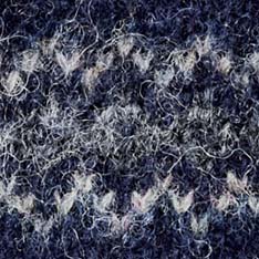 The Eastmoor Sweater in Navy Fair Isle Wool - Image 7