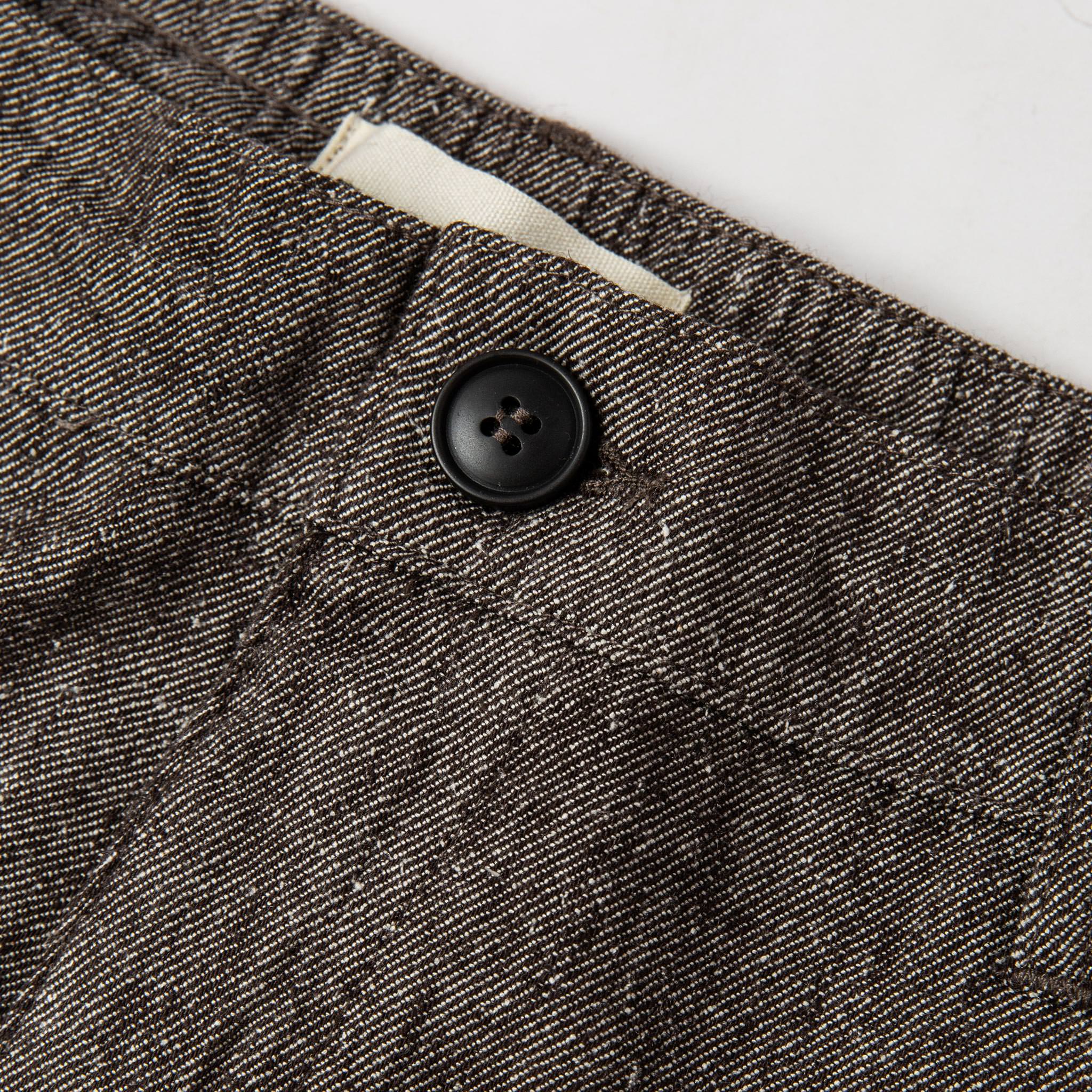 The Easy Pant in Espresso Linen - Image 6