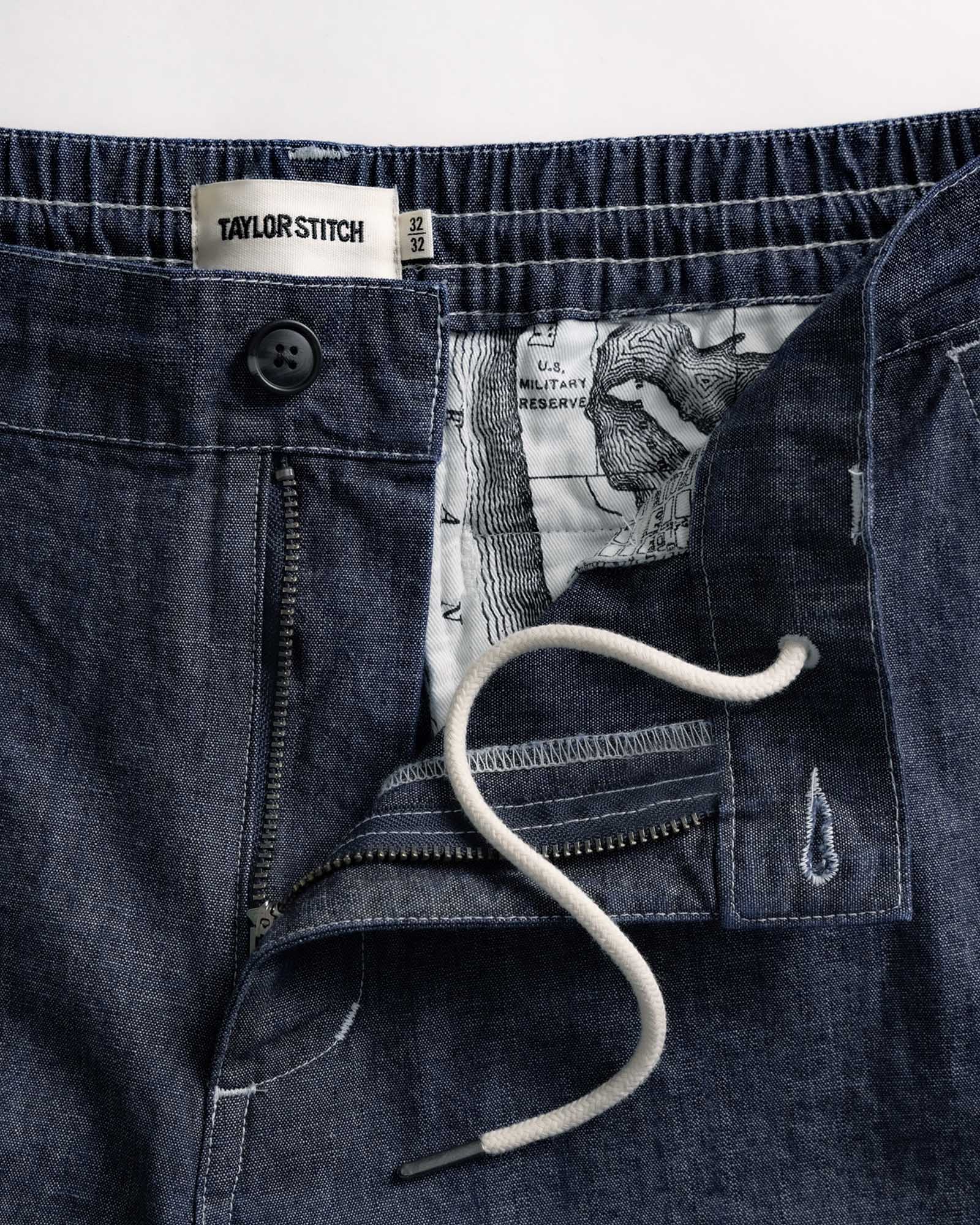 The Easy Pant in Washed Indigo Chambray - Image 5