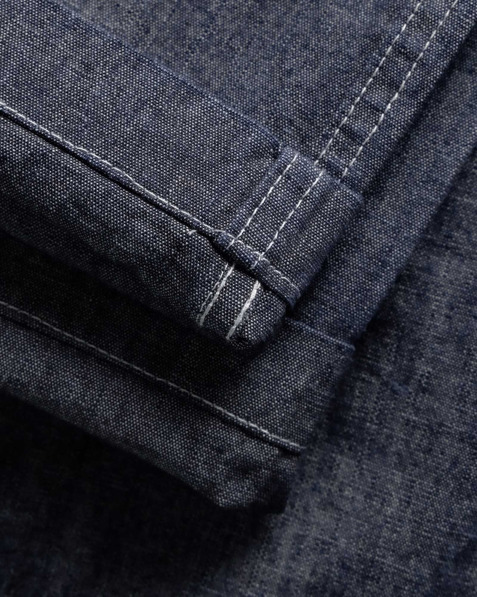 The Easy Pant in Washed Indigo Chambray - Image 8