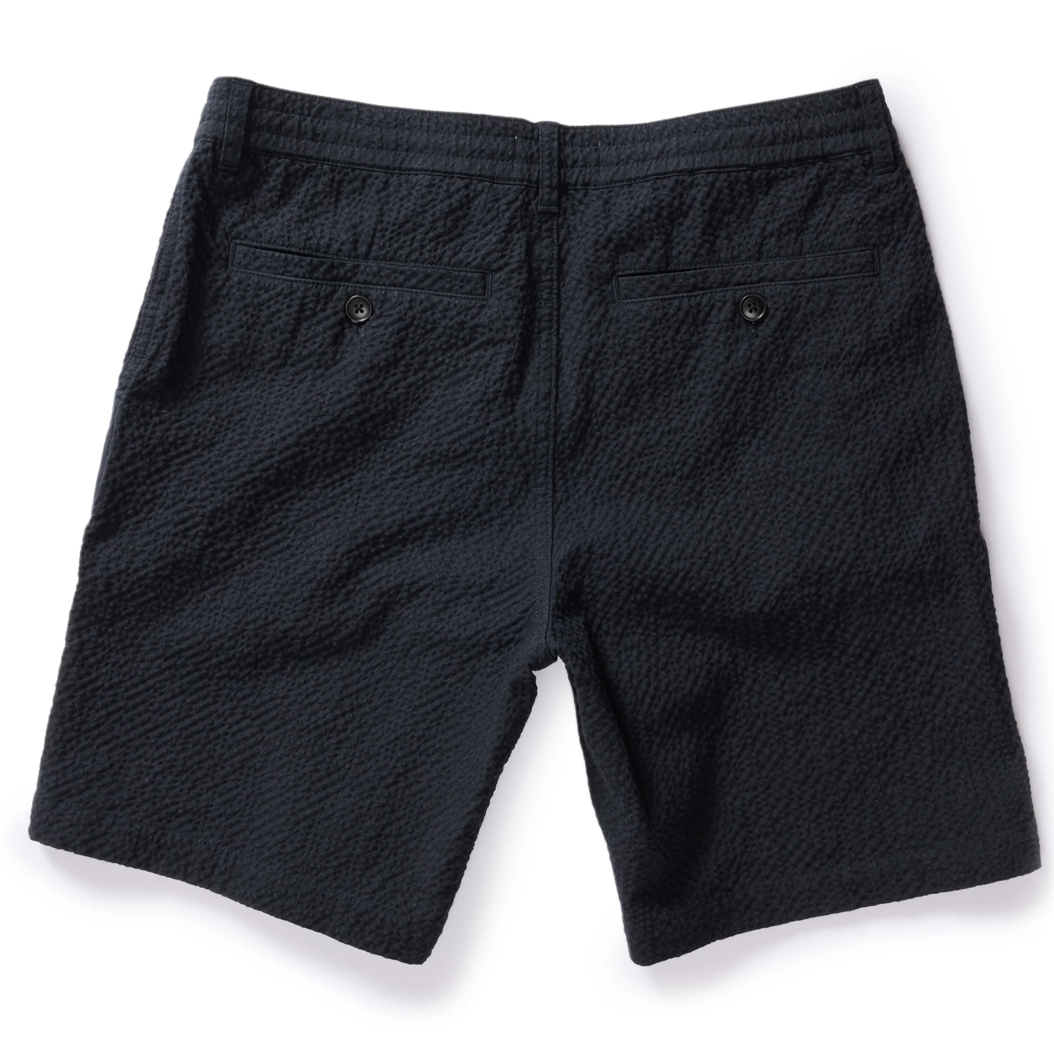 The Easy Short in Heather Navy Seersucker - Image 4
