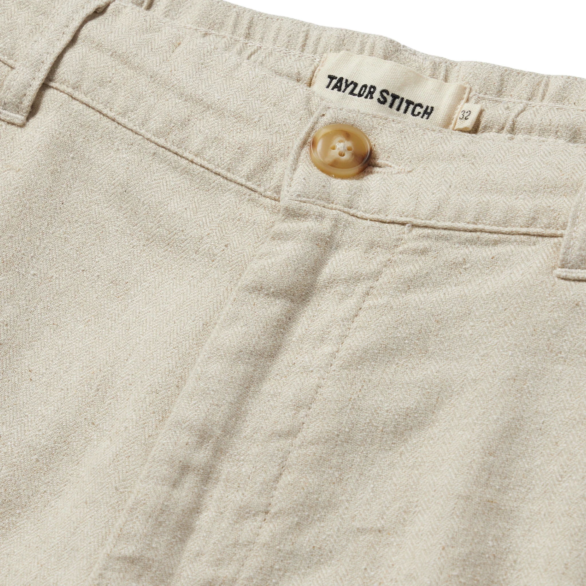 The Easy Short in Natural Herringbone - Image 7