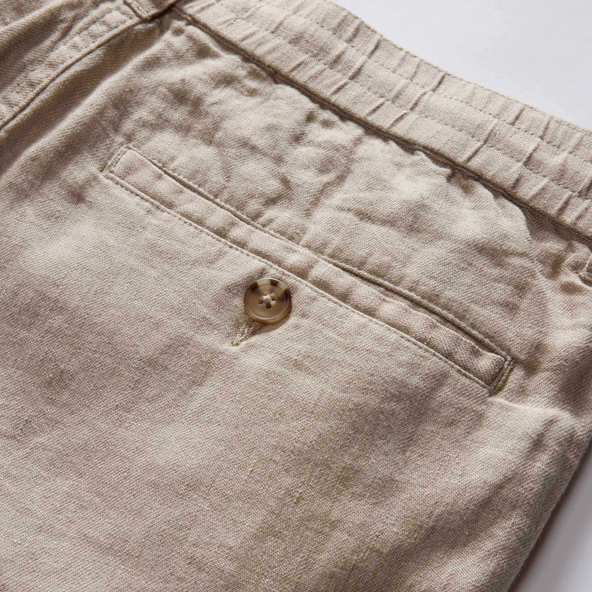 The Easy Short in Natural Linen - Image 7