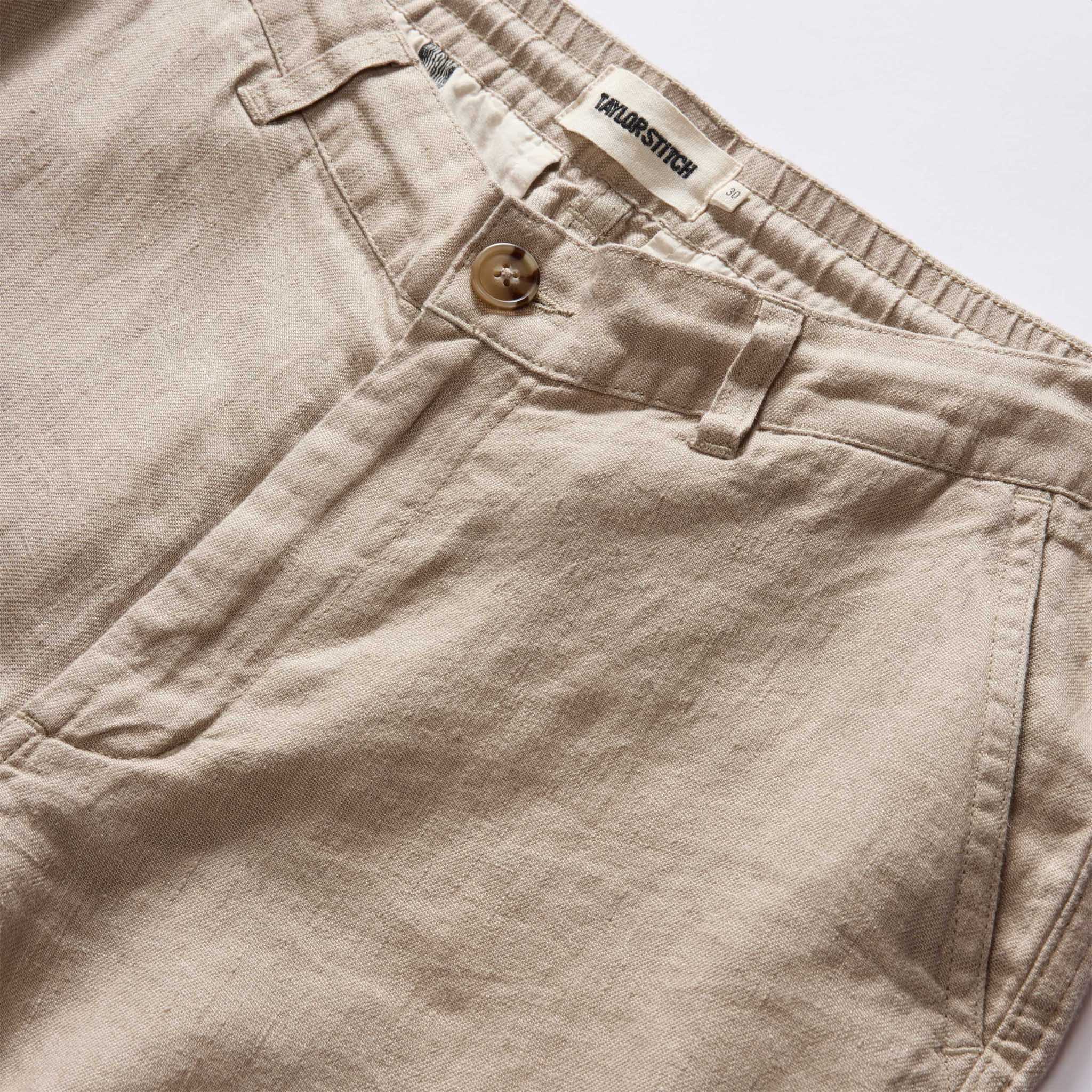 The Easy Short in Natural Linen - Image 8