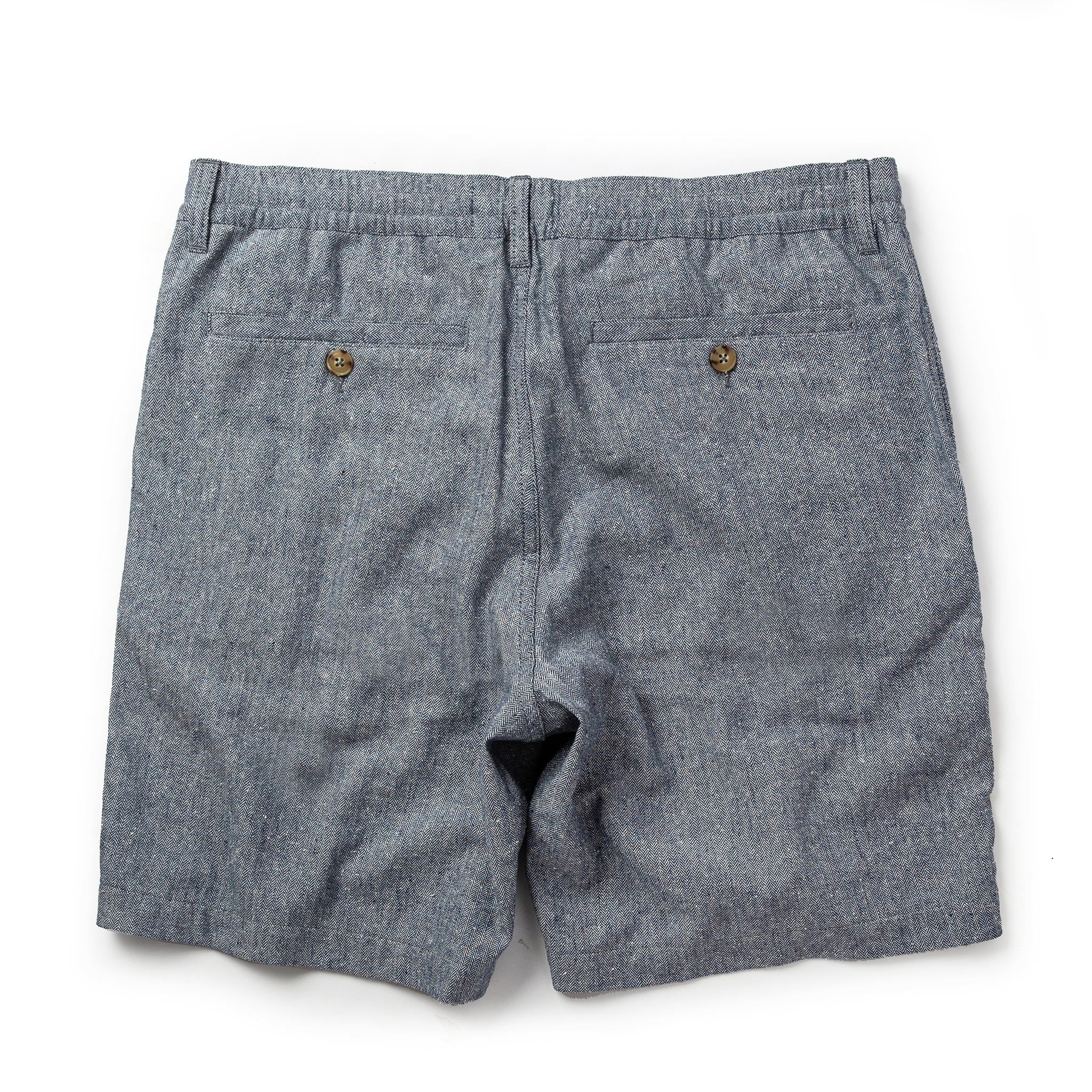 The Easy Short in Navy Herringbone - Image 8