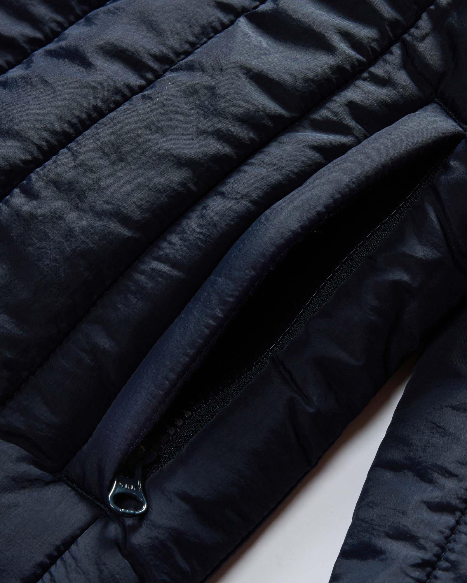 The Ember Jacket in Dark Navy Quilted Nylon - Image 10