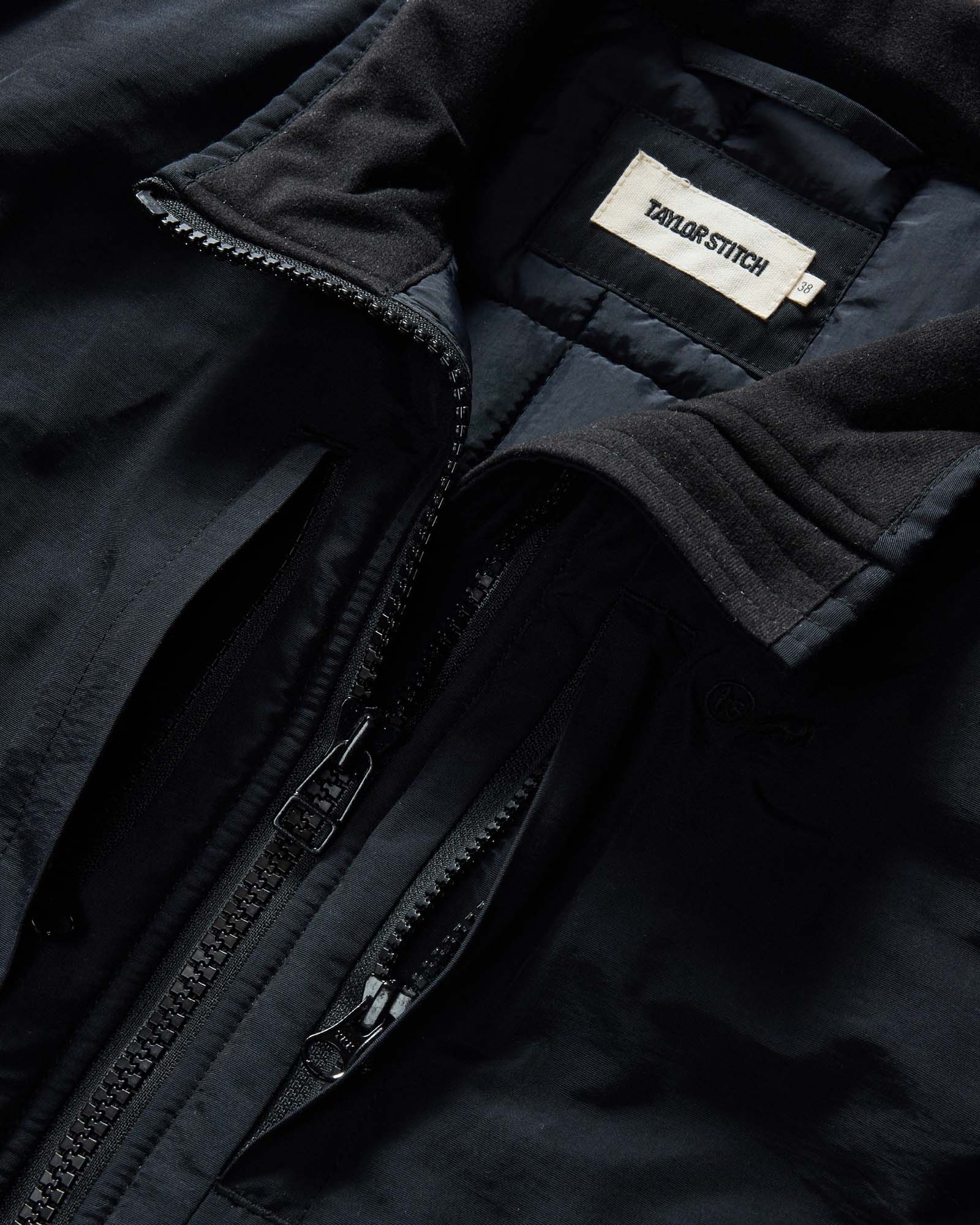 The Ember Jacket in Dark Navy Quilted Nylon - Image 8