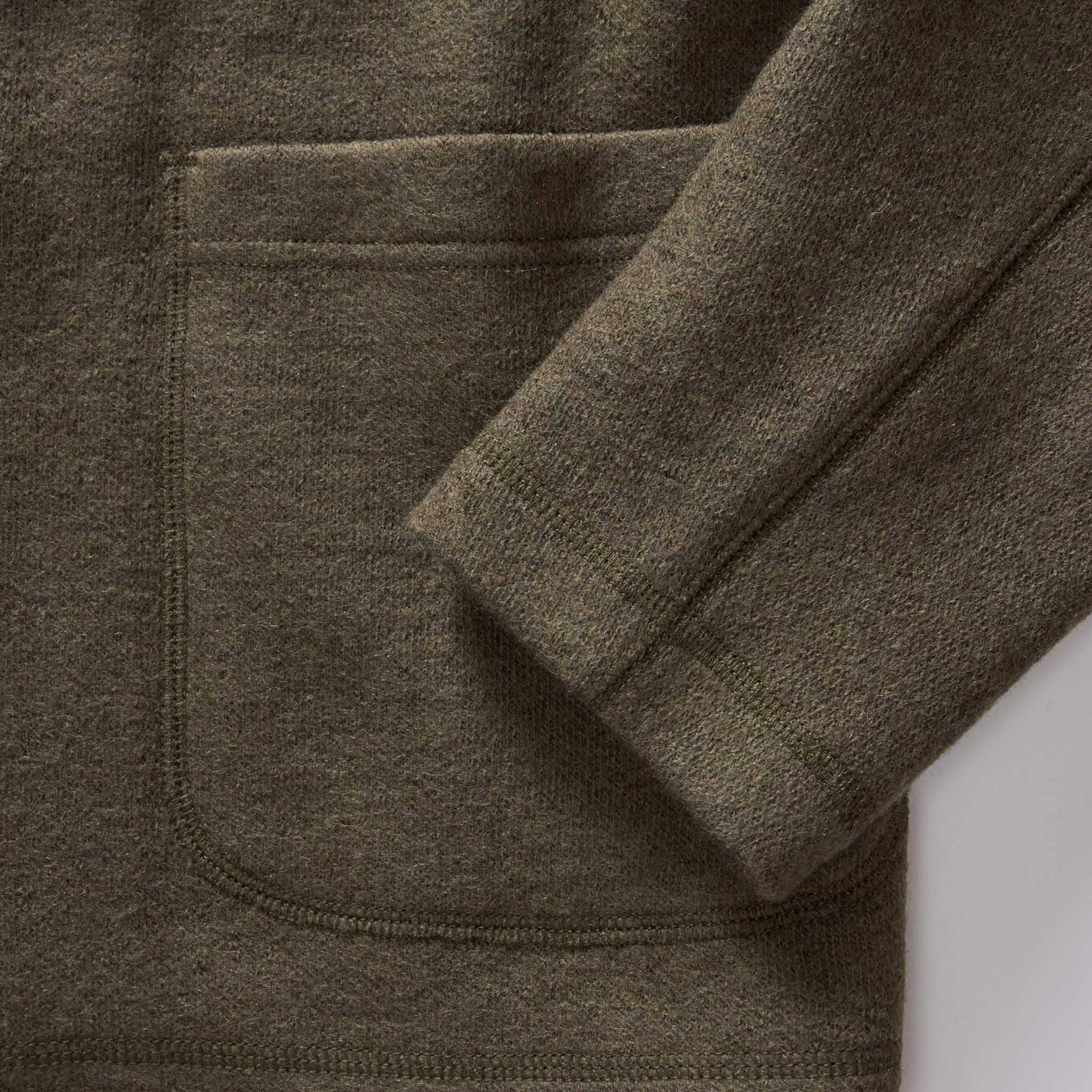 The Evans Blazer in Forest Birdseye Wool - Image 9