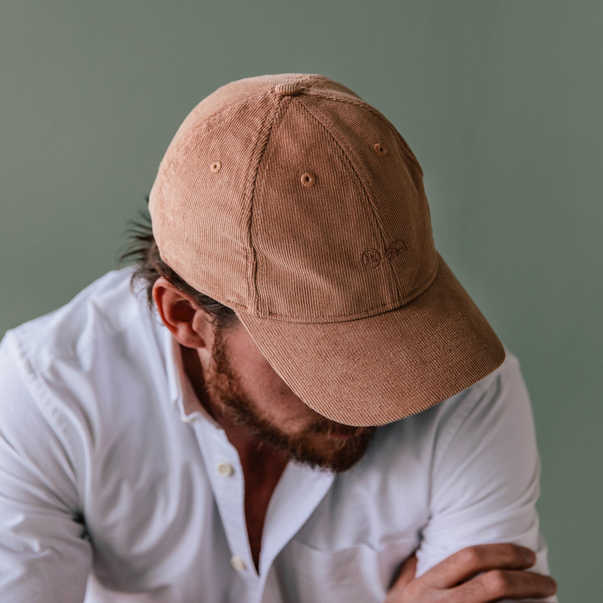 The Everyday Cap in Brick Pincord - Image 4