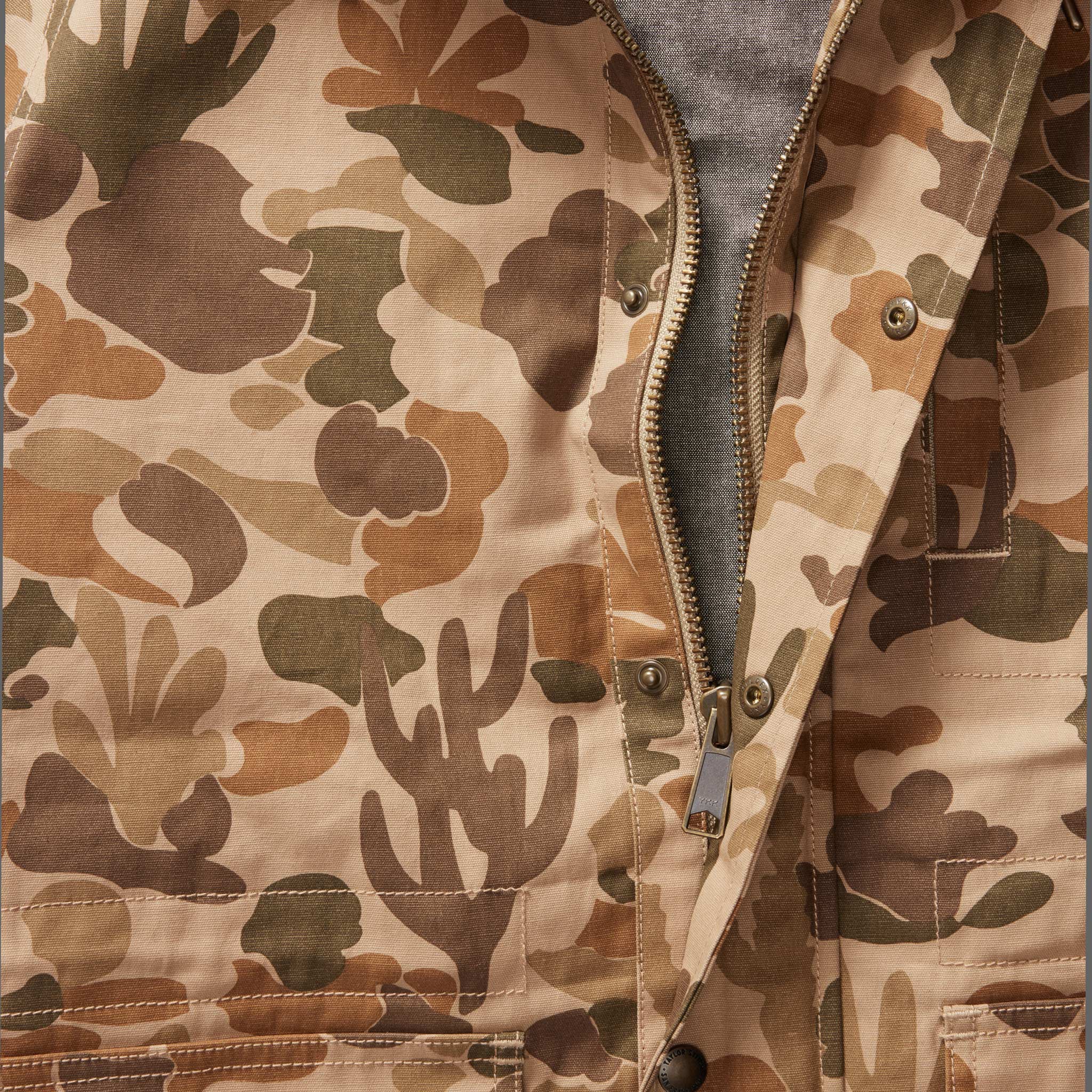 The Explorer Jacket in Vintage Arid Camo Dry Wax - Image 9