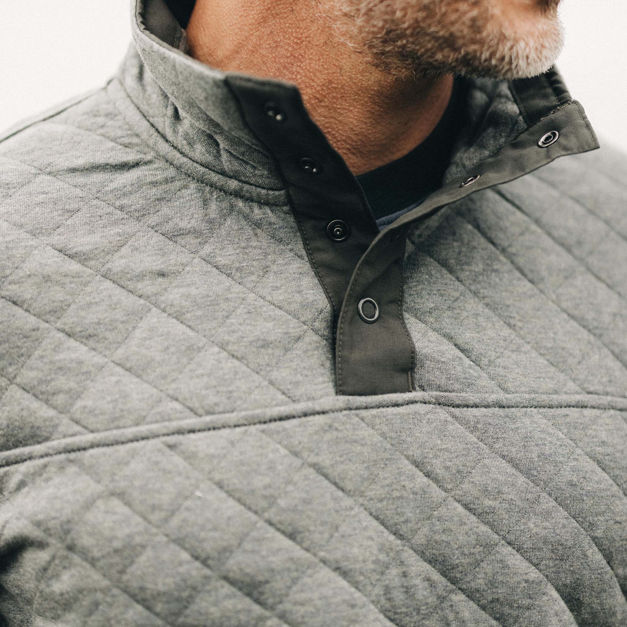 The Fall Line Pullover in Cypress Heather - Image 3