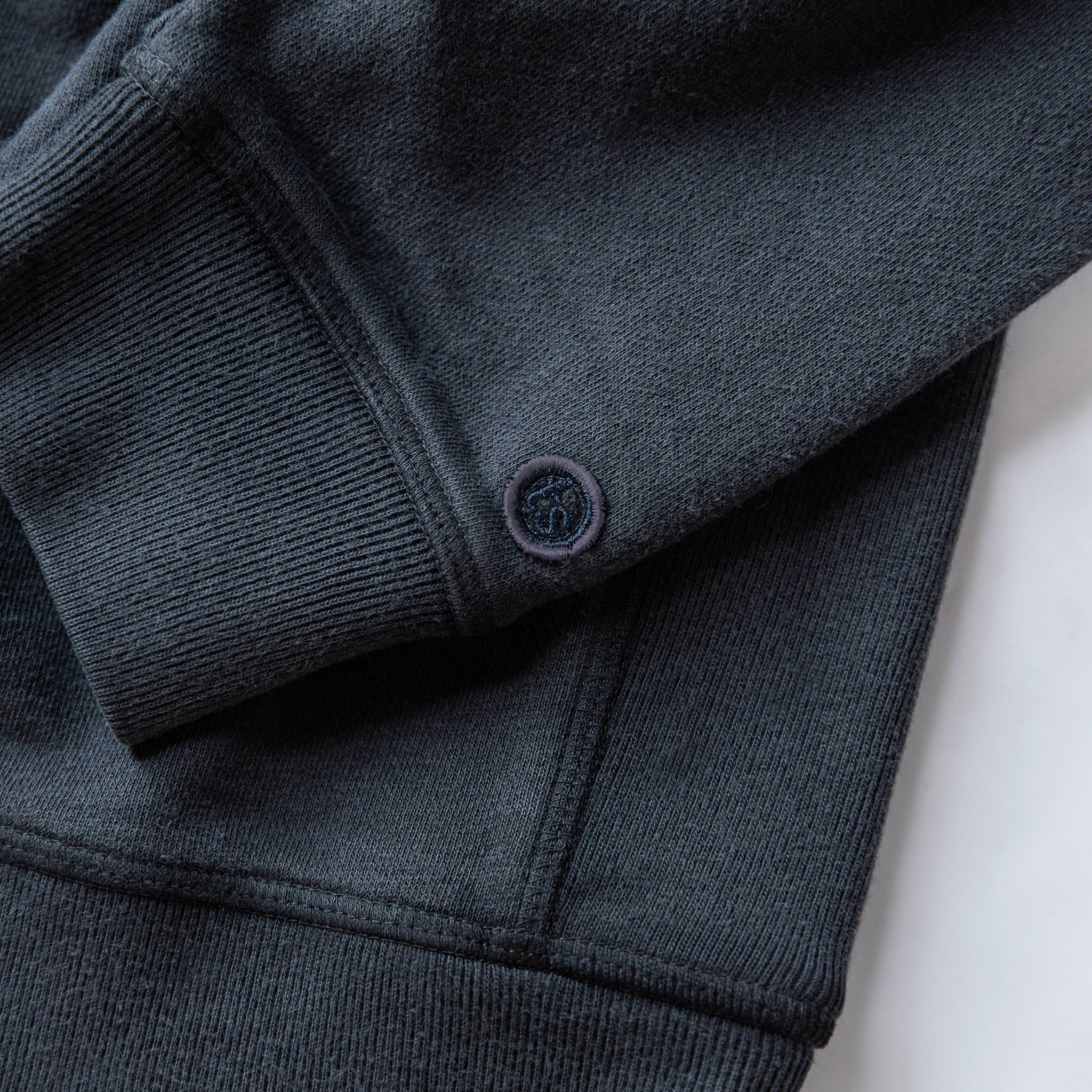 The Fillmore Crewneck in Coal Terry - Image 8