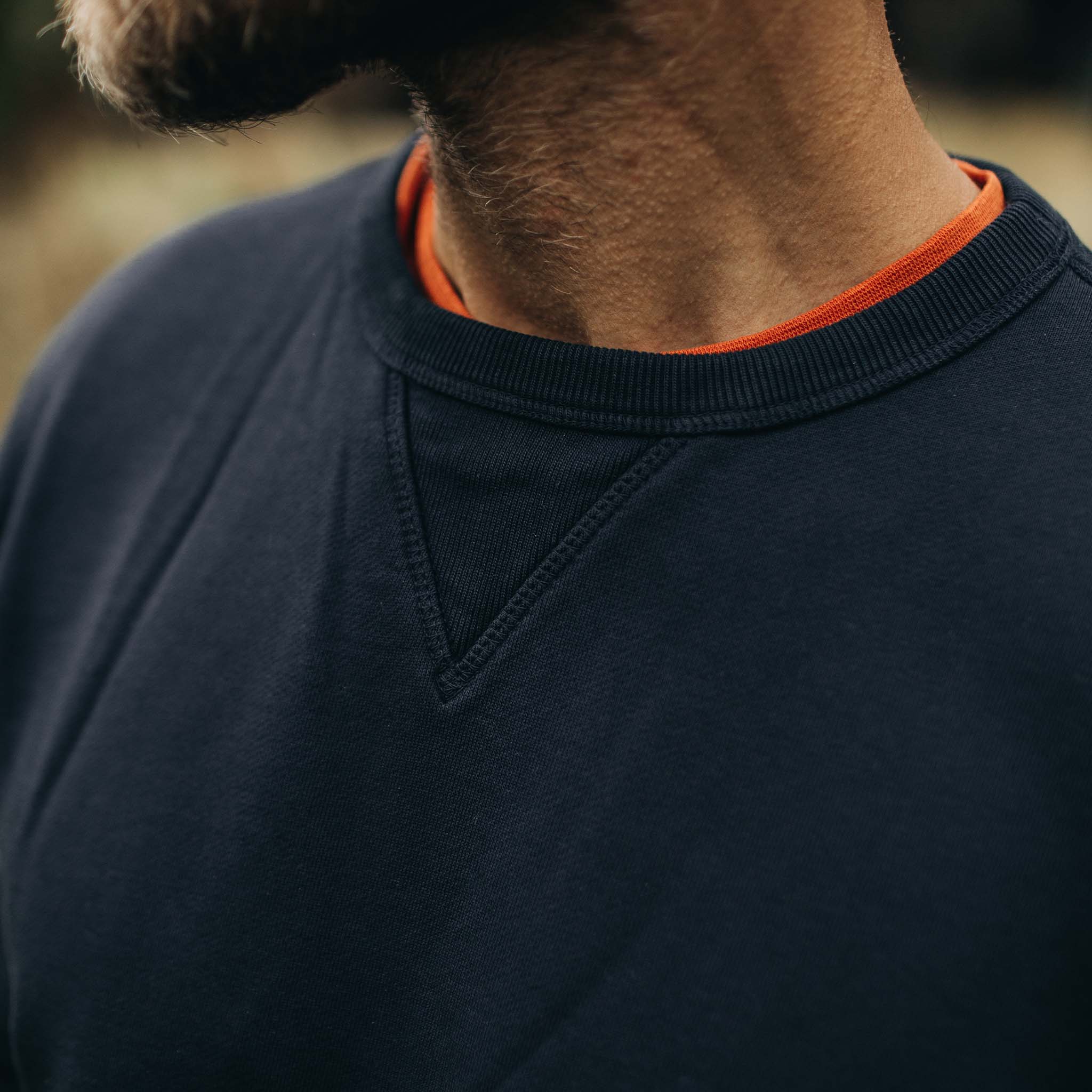 The Fillmore Crewneck in Dark Navy - Image 3