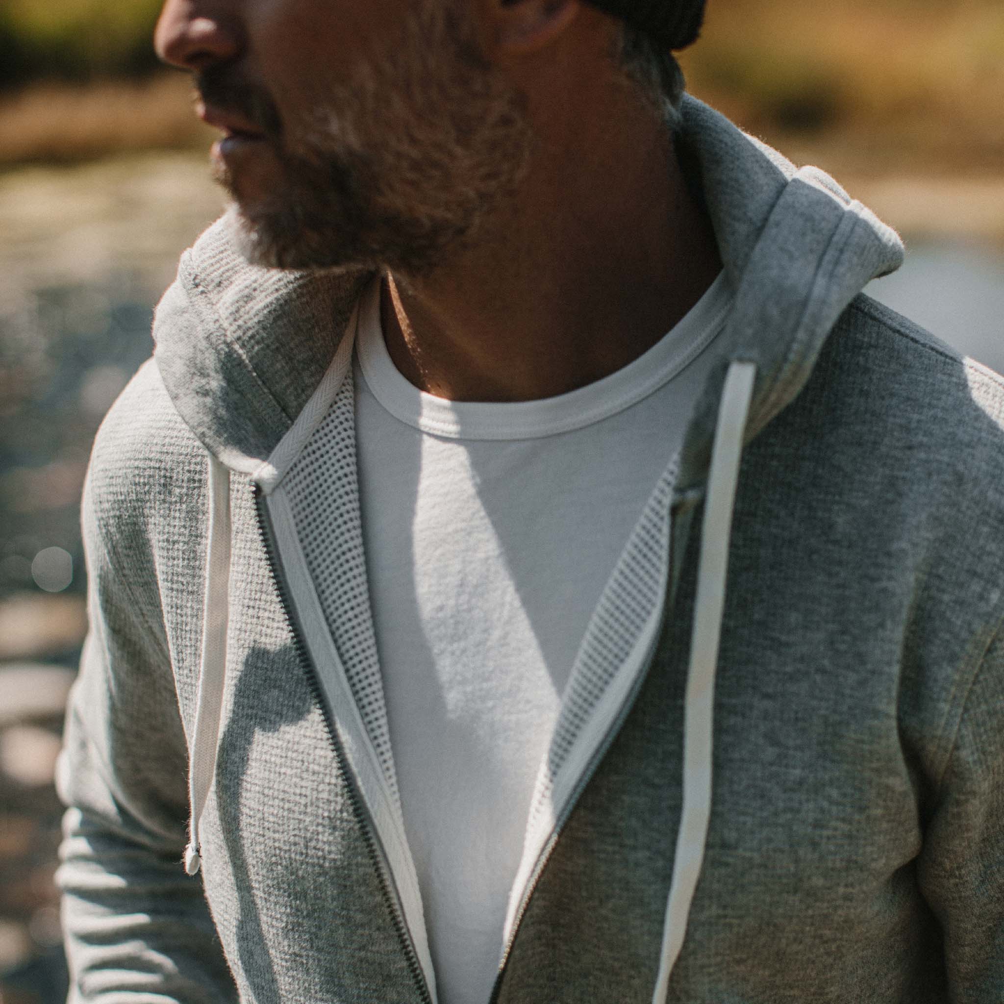 The Fillmore Hoodie in Ash Double Knit - Image 3