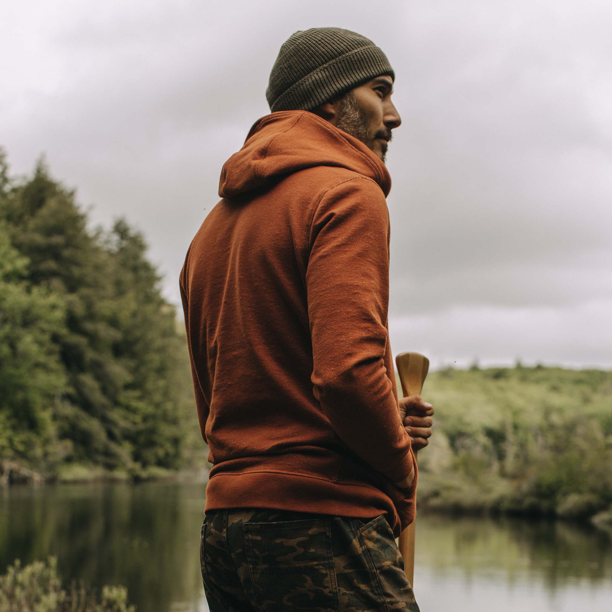 The Fillmore Hoodie in Copper Terry - Image 5