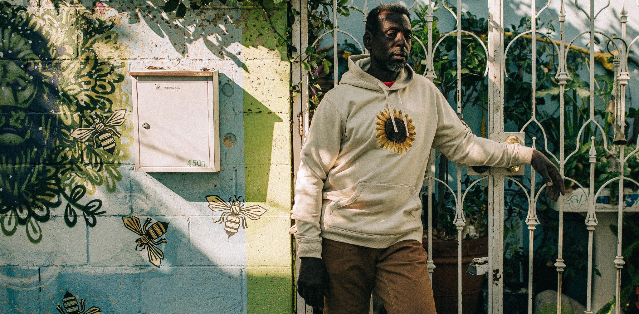 The Fillmore Hoodie in Sunflower Embroidery - Image 9