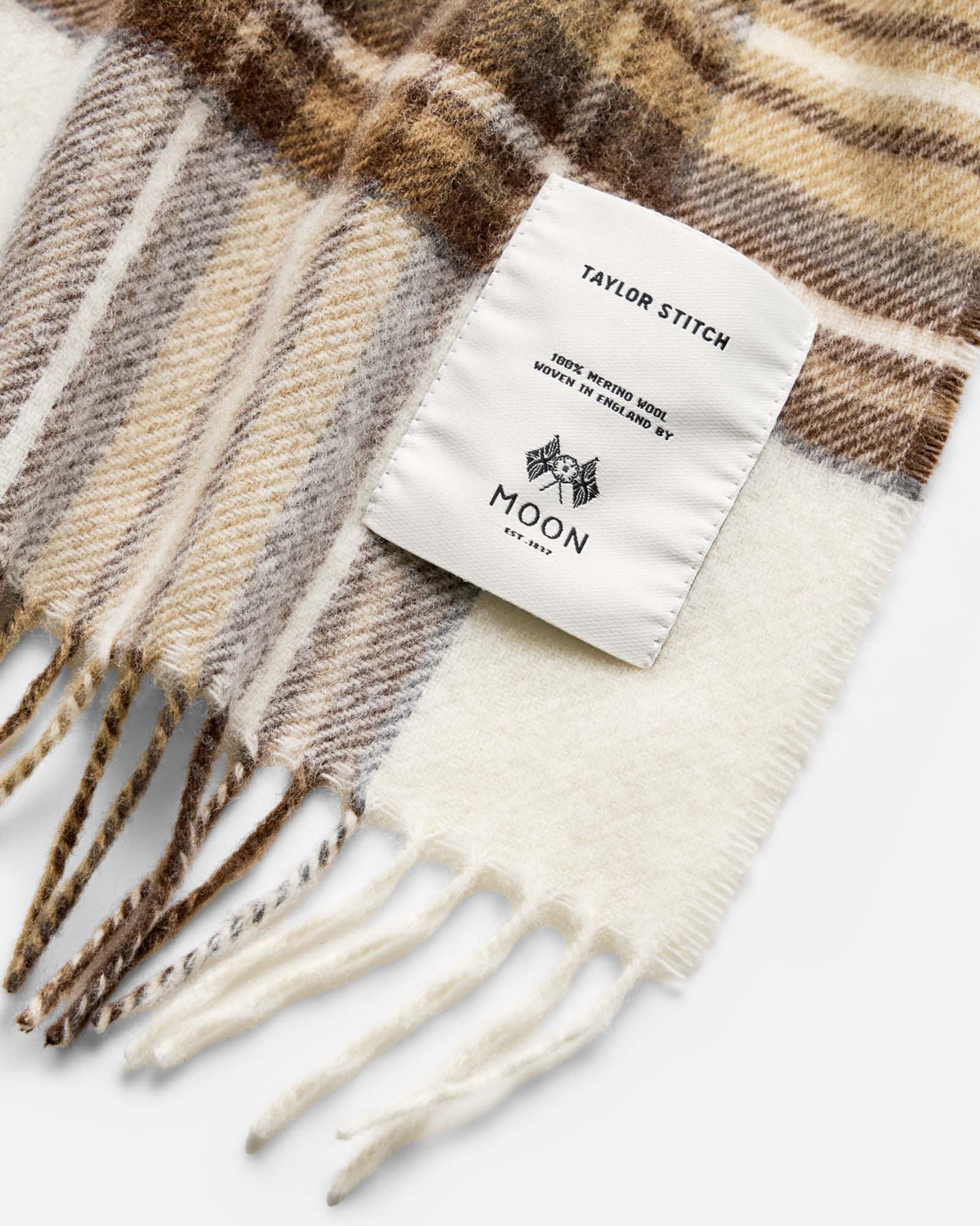 The Fireside Scarf in Butterscotch Plaid - Image 4