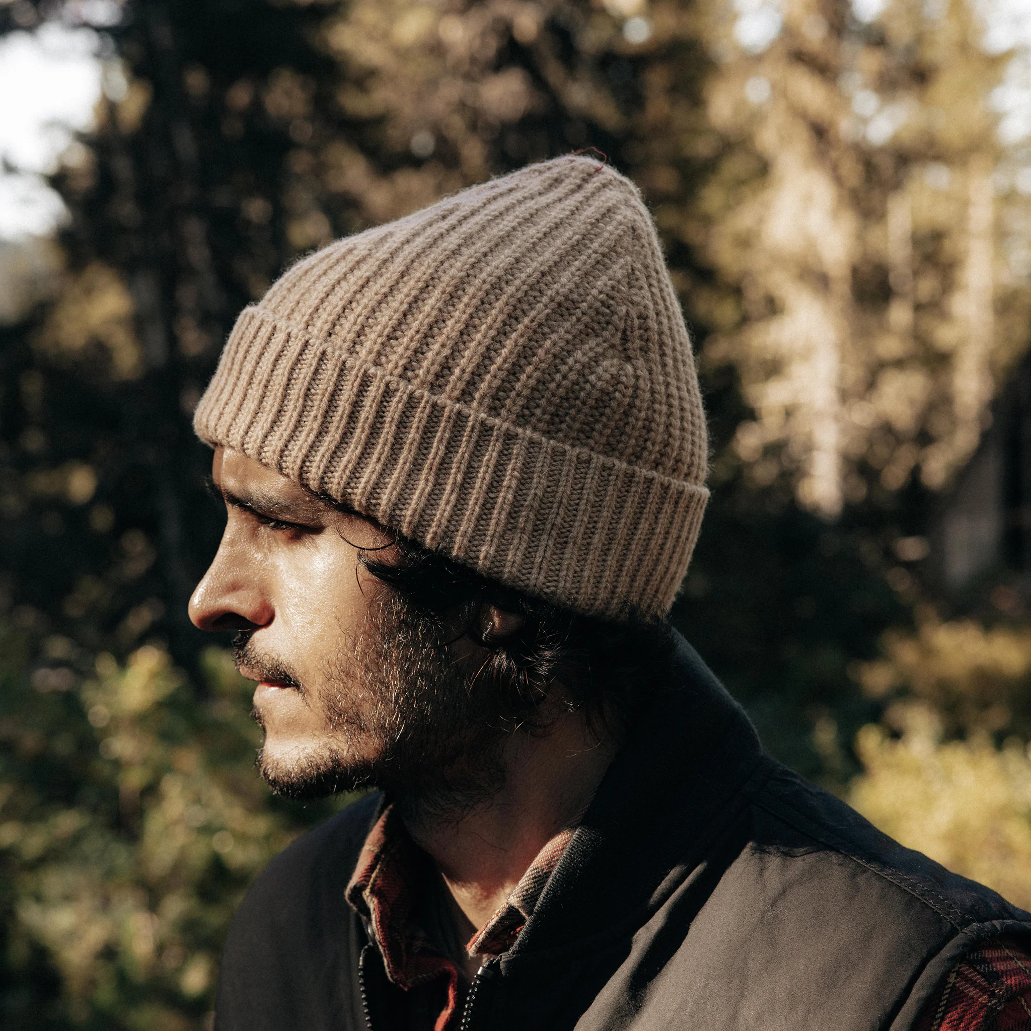 The Fisherman Beanie in Camel - Image 2