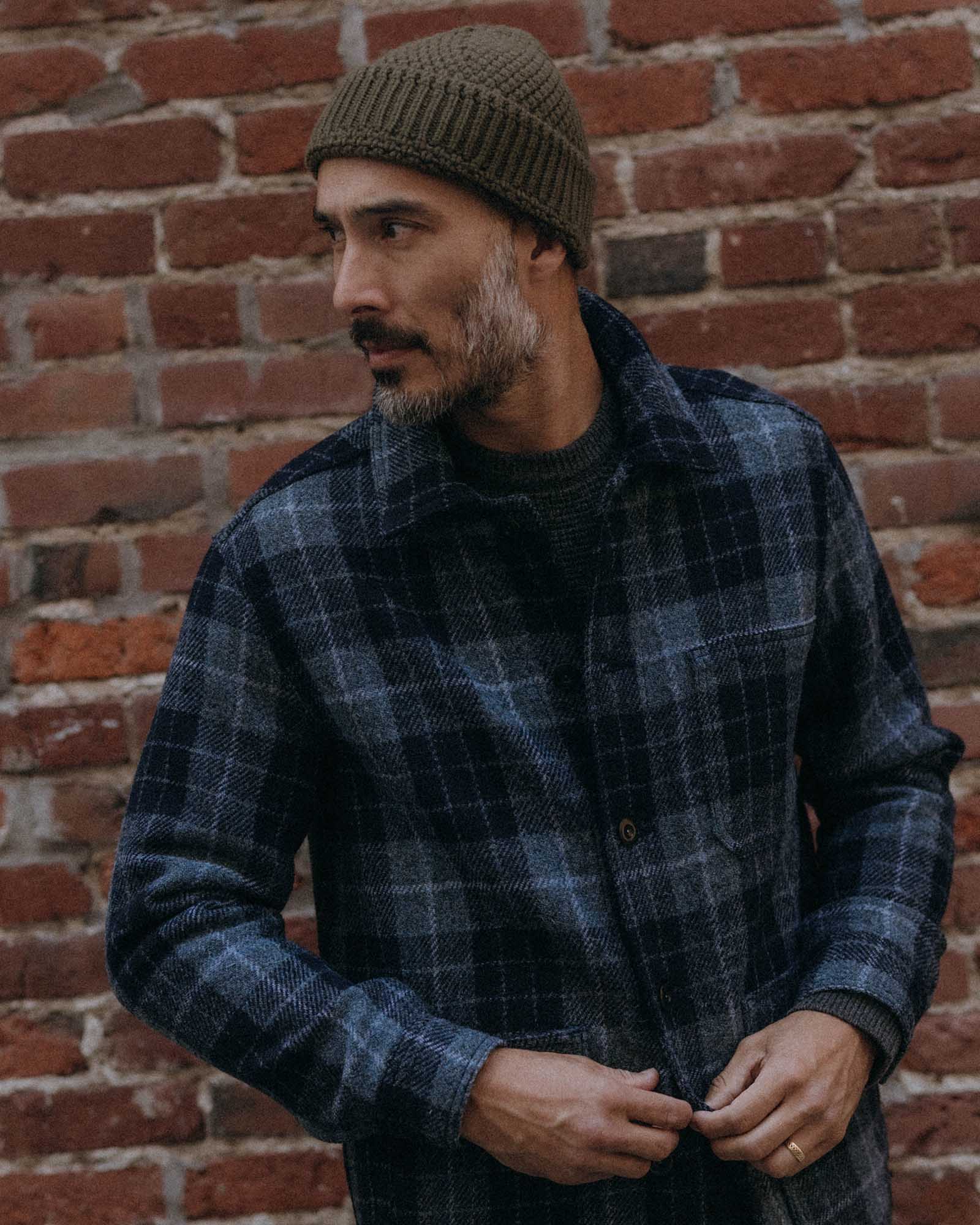 The Fisherman Beanie in Heather Army - Image 2