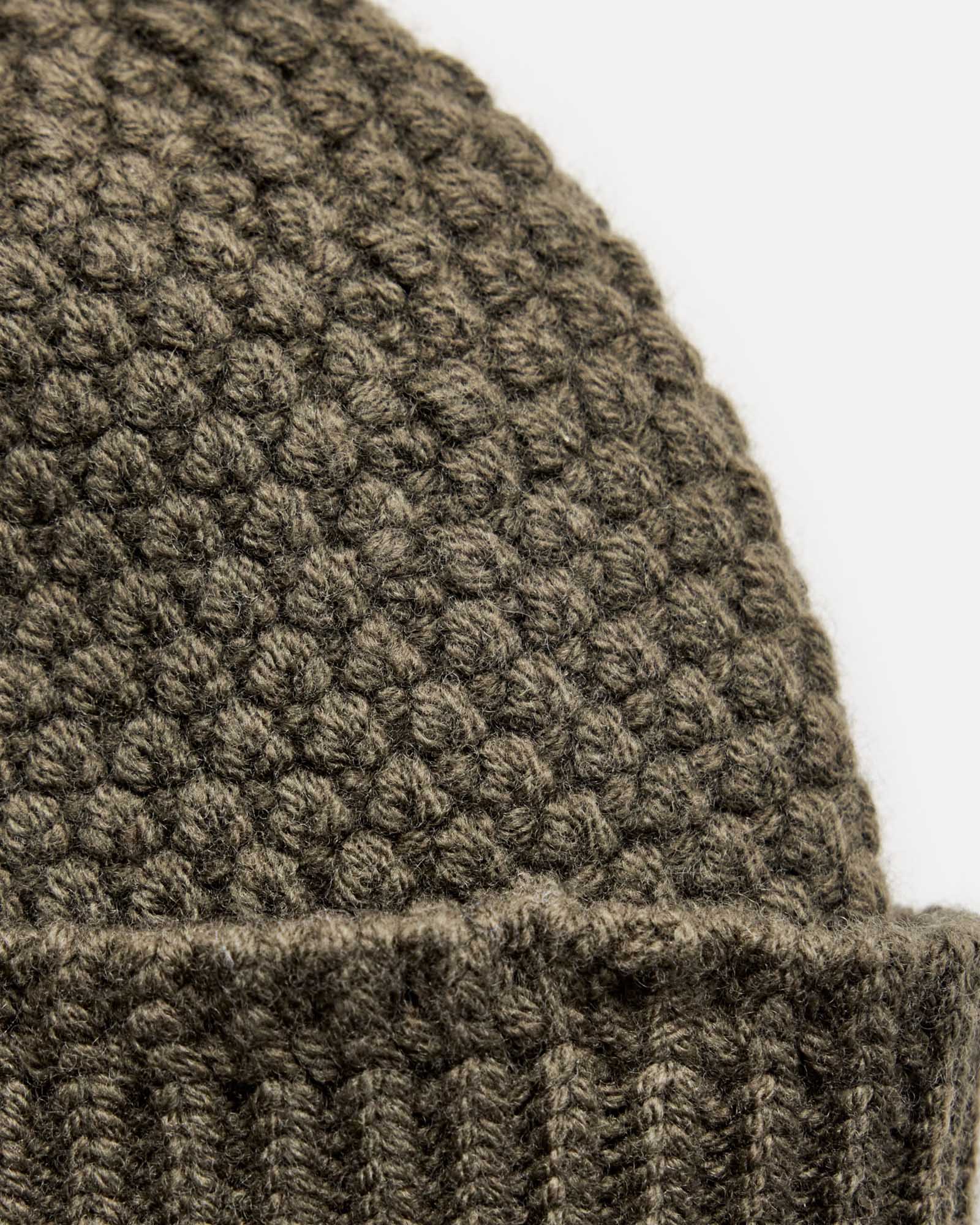 The Fisherman Beanie in Heather Army - Image 3