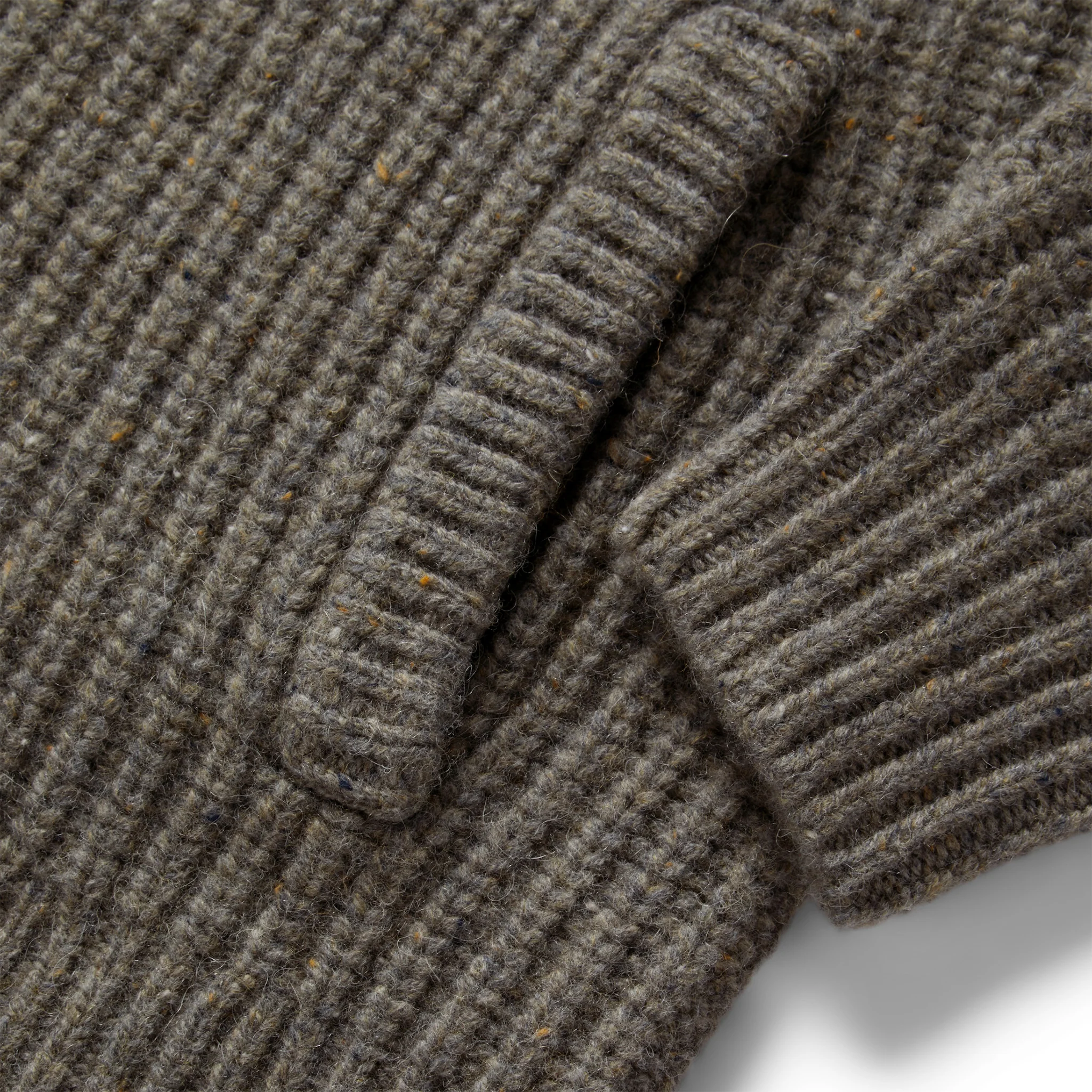 The Fisherman Full-Zip in Taupe - Image 6