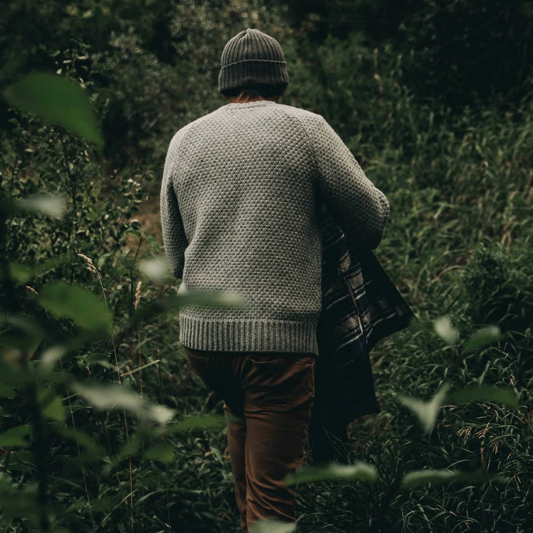 The Fisherman Sweater in Heather Ash - Image 6