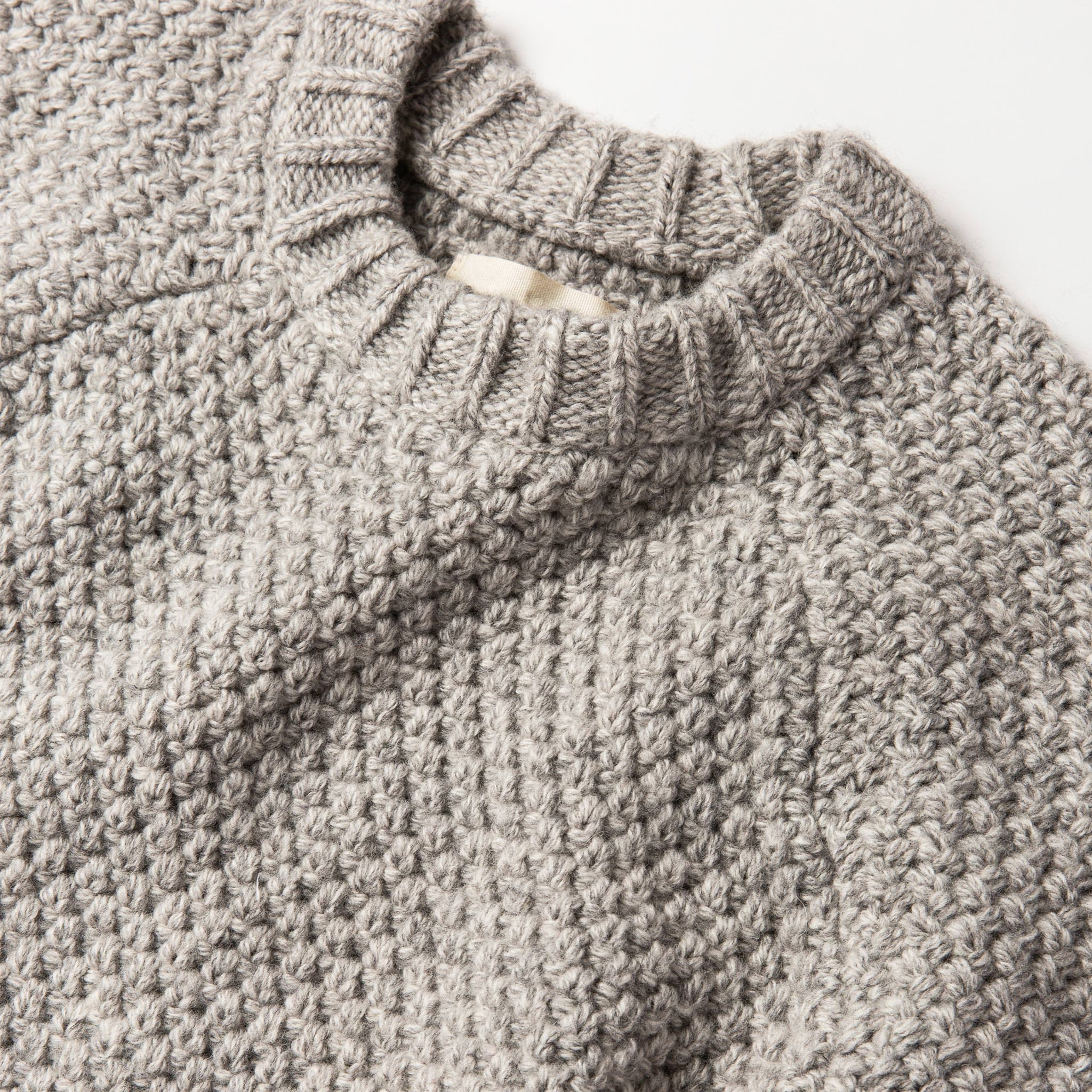 The Fisherman Sweater in Heather Ash - Image 7