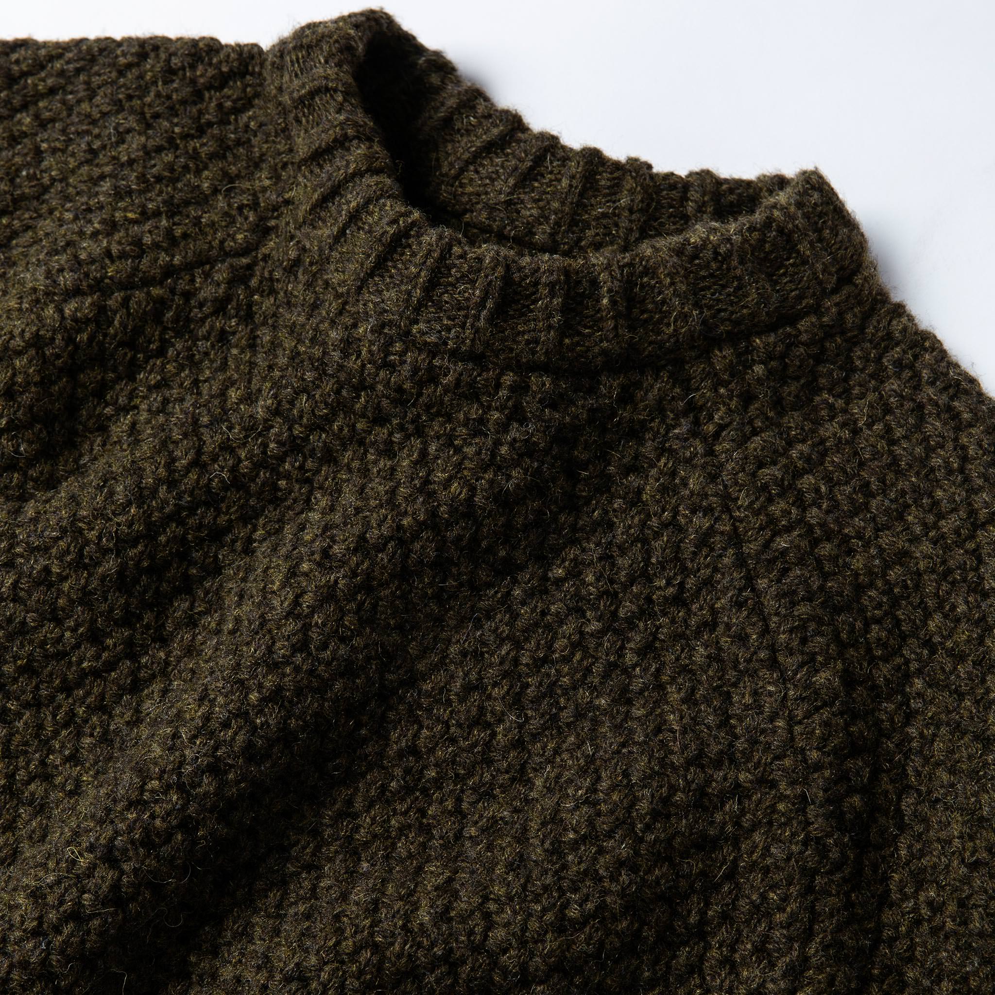 The Fisherman Sweater in Loden - Image 6