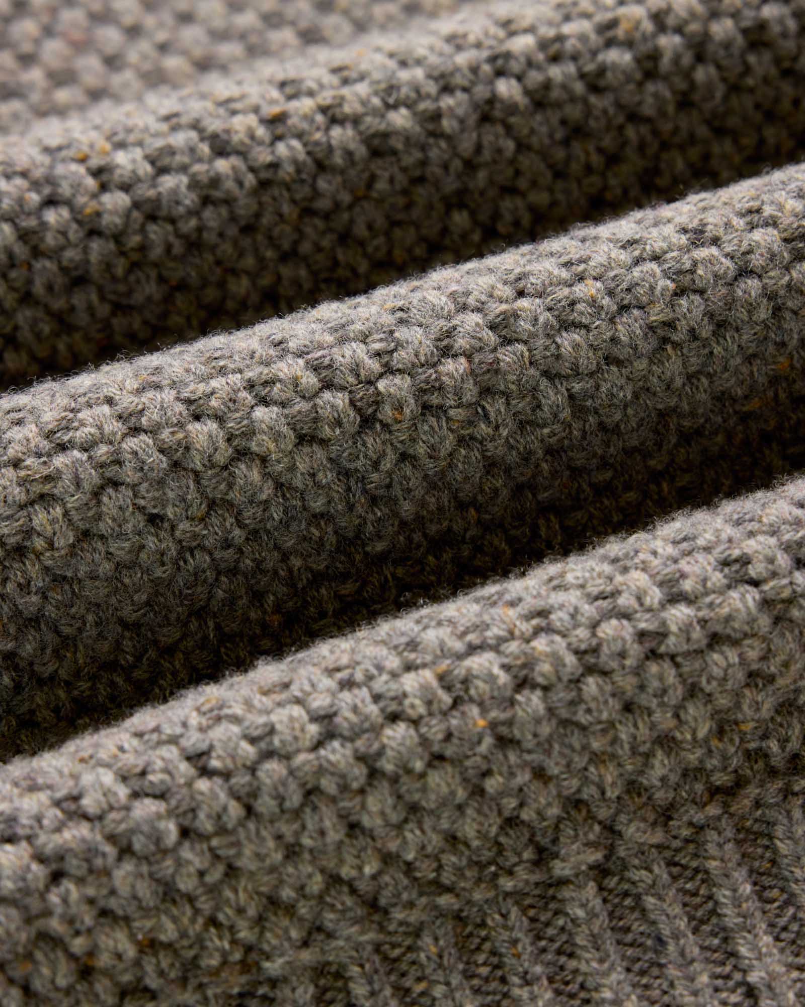 The Fisherman Sweater in Taupe Merino - Image 6