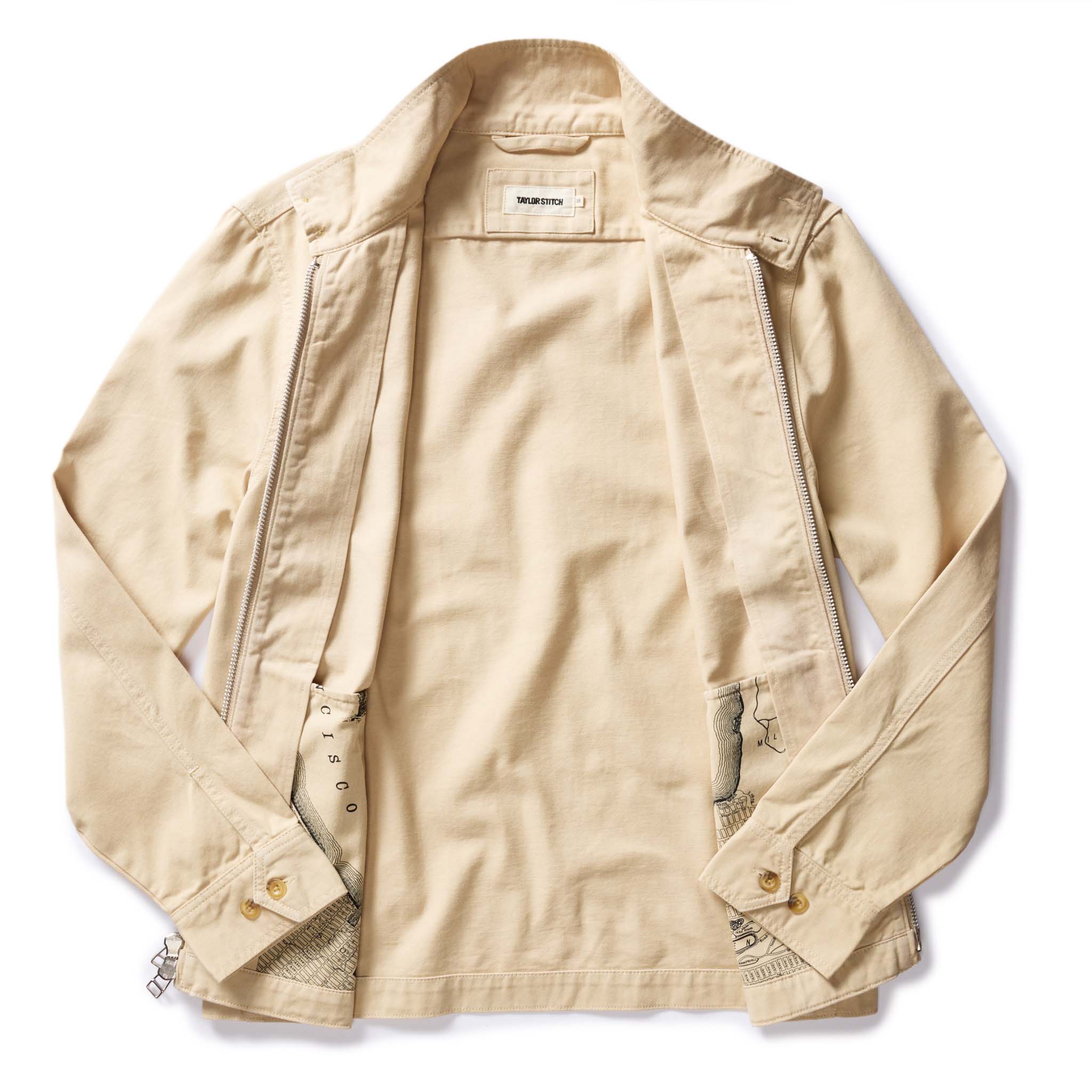 The Flint Jacket in Light Khaki Foundation Twill - Image 6