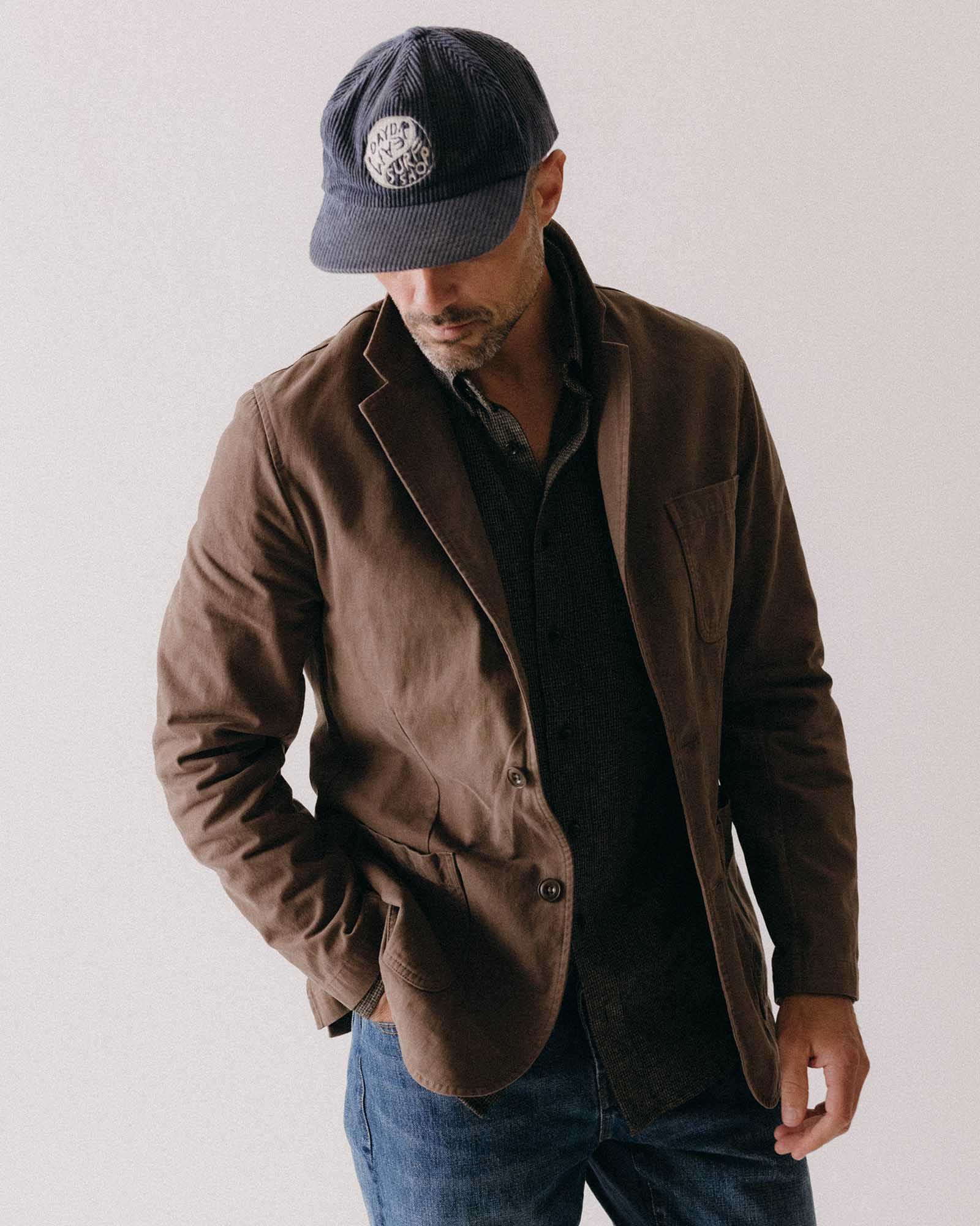 The Foundation Sportcoat in Organic Espresso Twill - Image 4