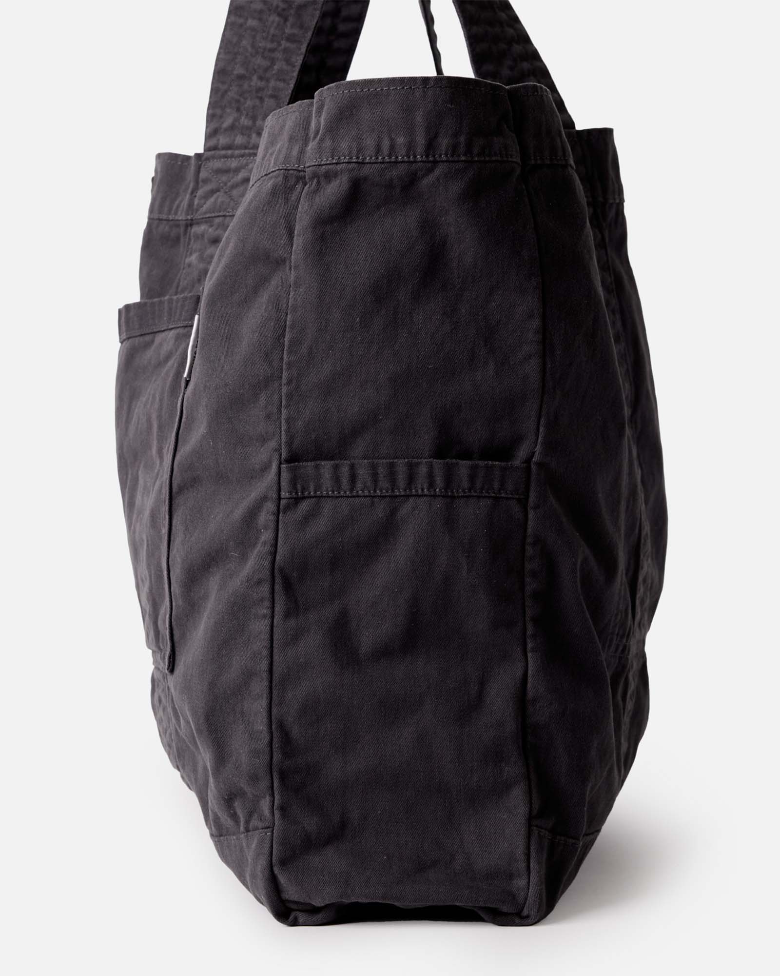 The Foundation Tote in Organic Faded Black - Image 5
