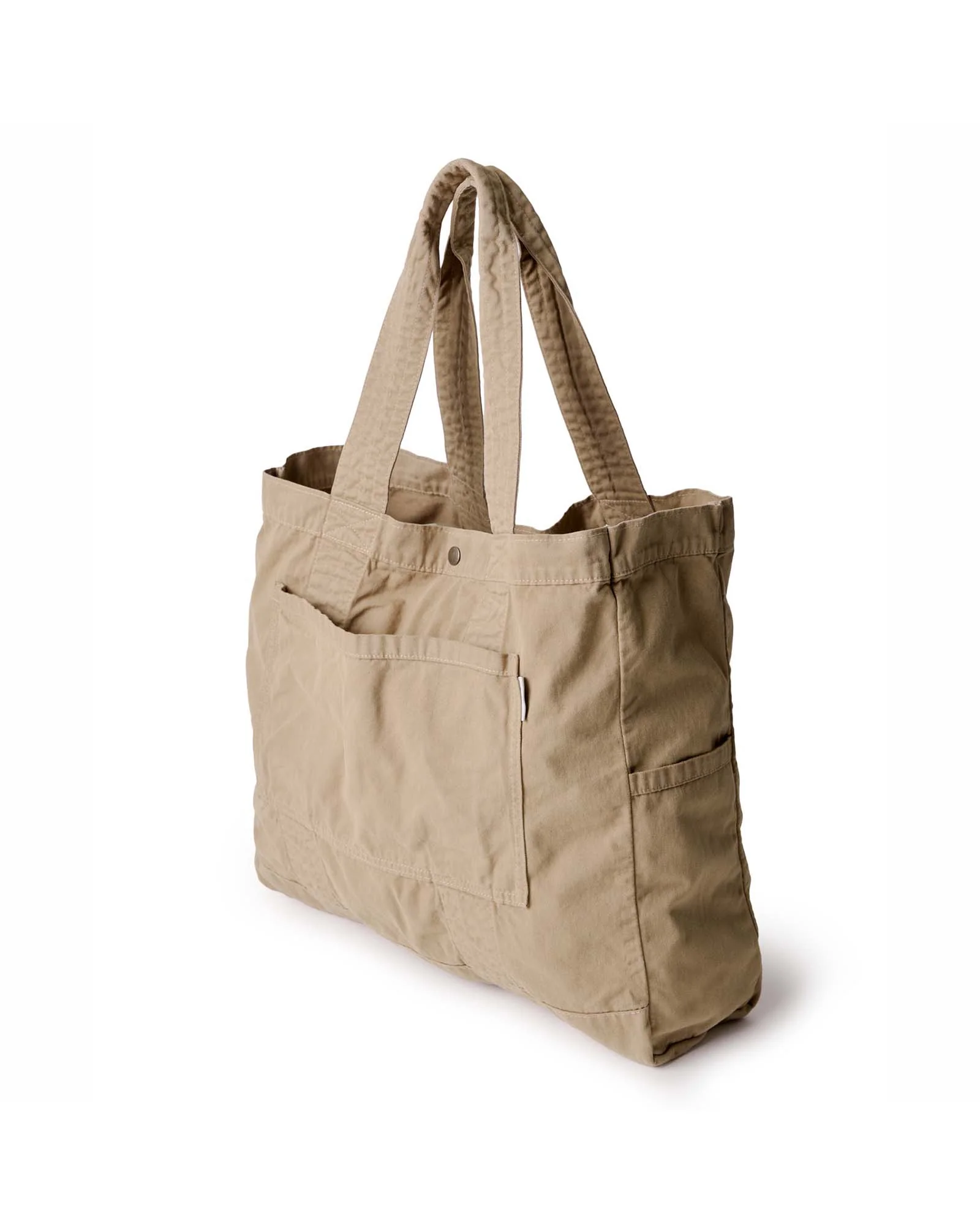 The Foundation Tote in Organic Khaki - Image 2