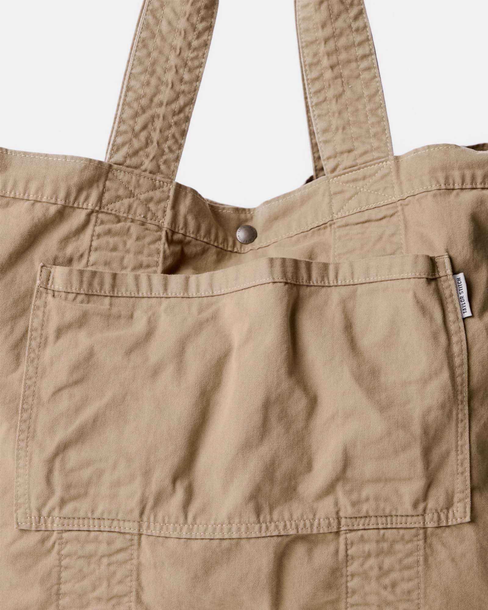 The Foundation Tote in Organic Khaki - Image 5