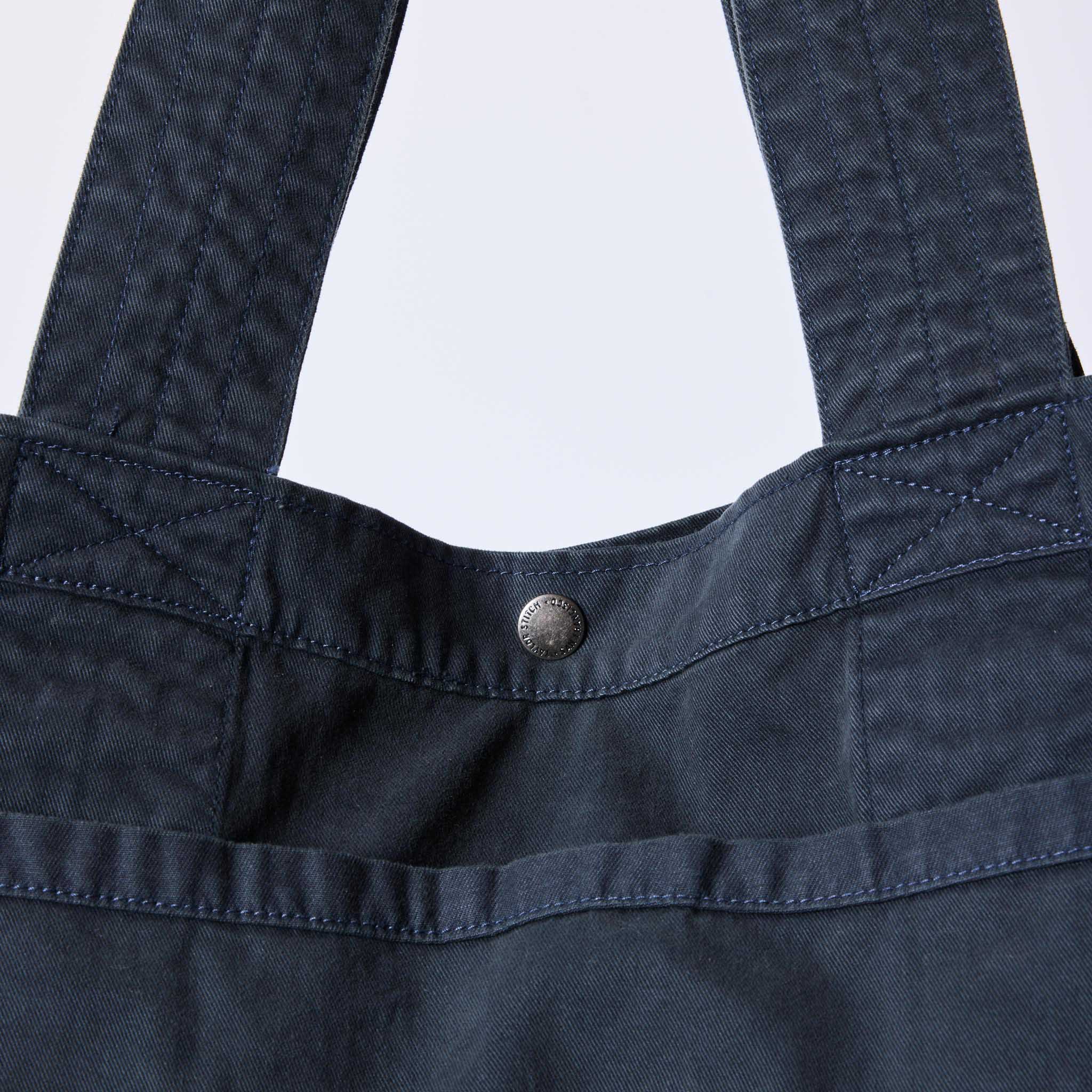 The Foundation Tote in Organic Navy - Image 6