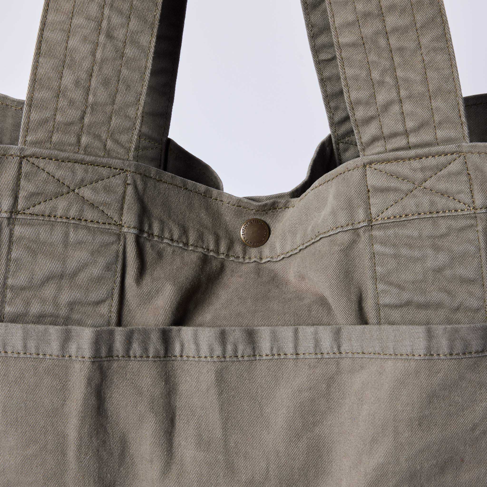 The Foundation Tote in Organic Smoked Olive - Image 6