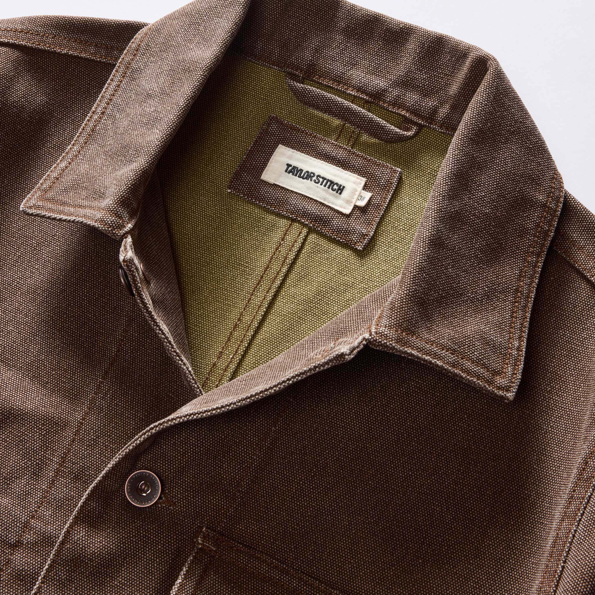 The Fremont Jacket in Aged Penny Chipped Canvas - Image 10