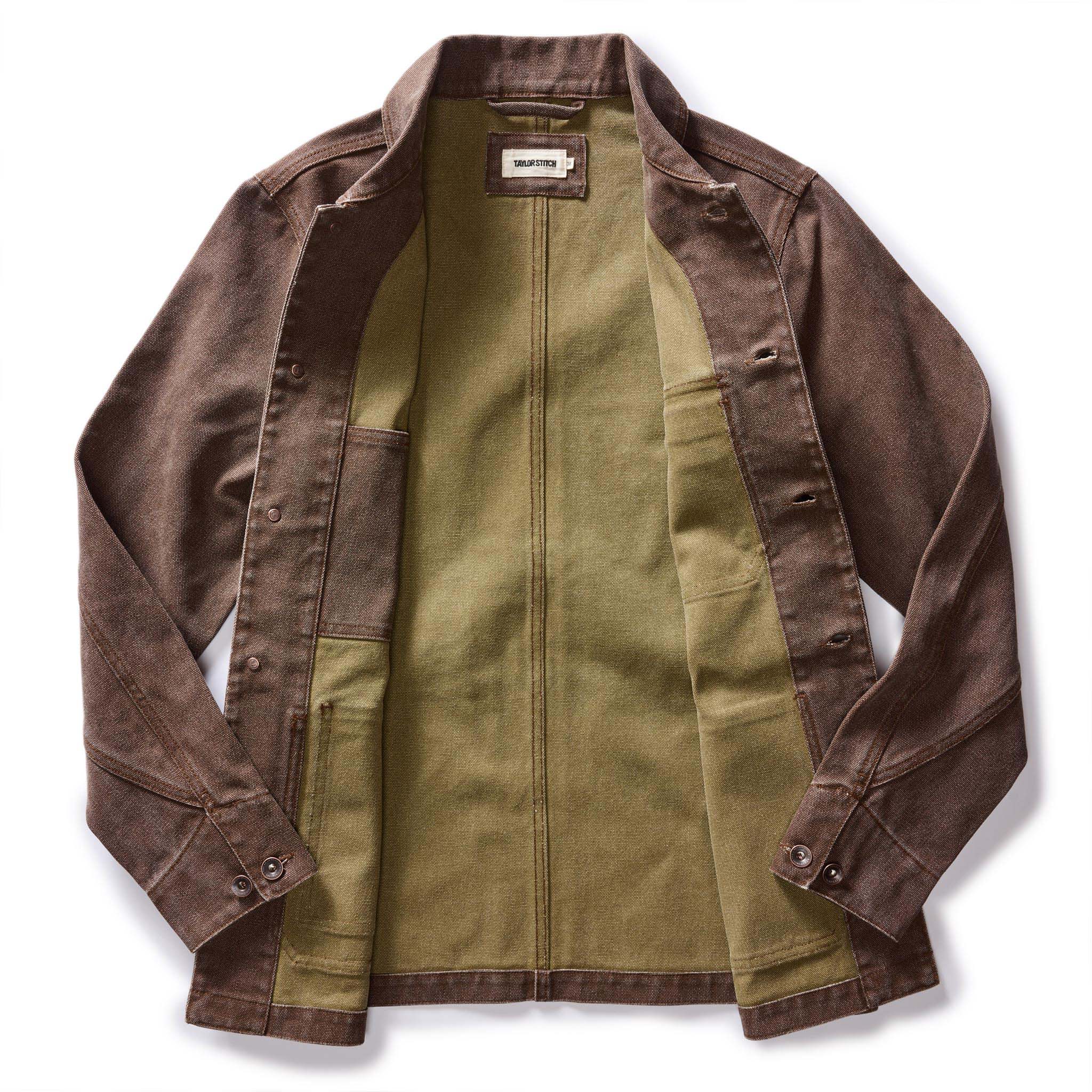 The Fremont Jacket in Aged Penny Chipped Canvas - Image 7