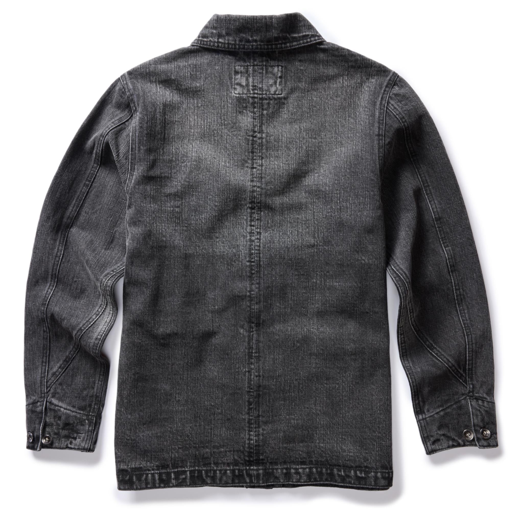 The Fremont Jacket in Black 3-Month Wash Selvage Denim - Image 6