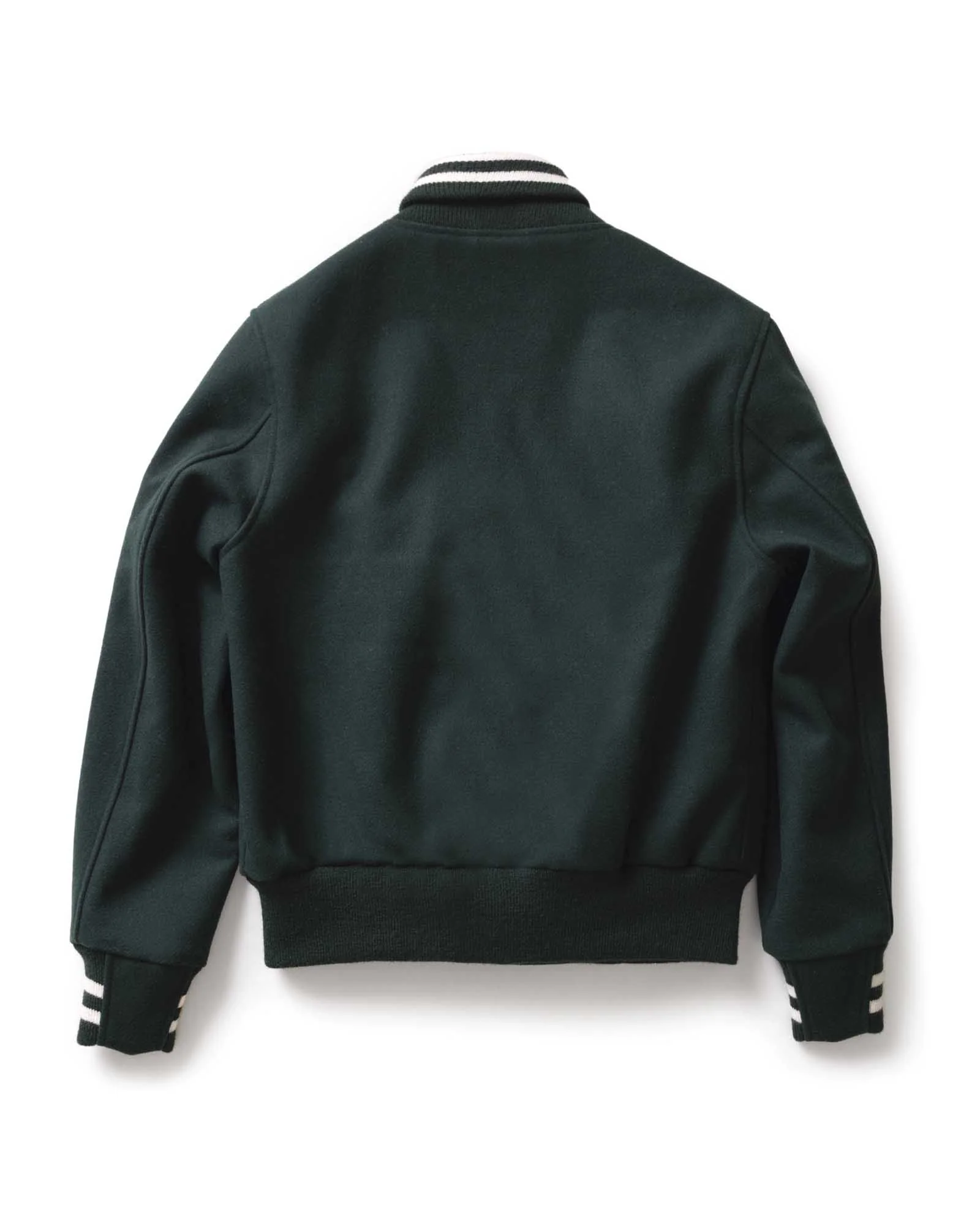 The Golden Bear Snap Bomber in Ivy Wool - Image 10