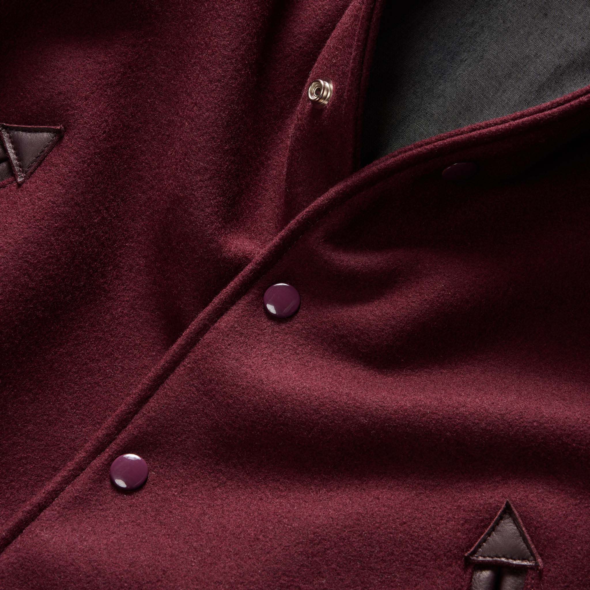 The Golden Bear Snap Bomber in Port Wool - Image 8