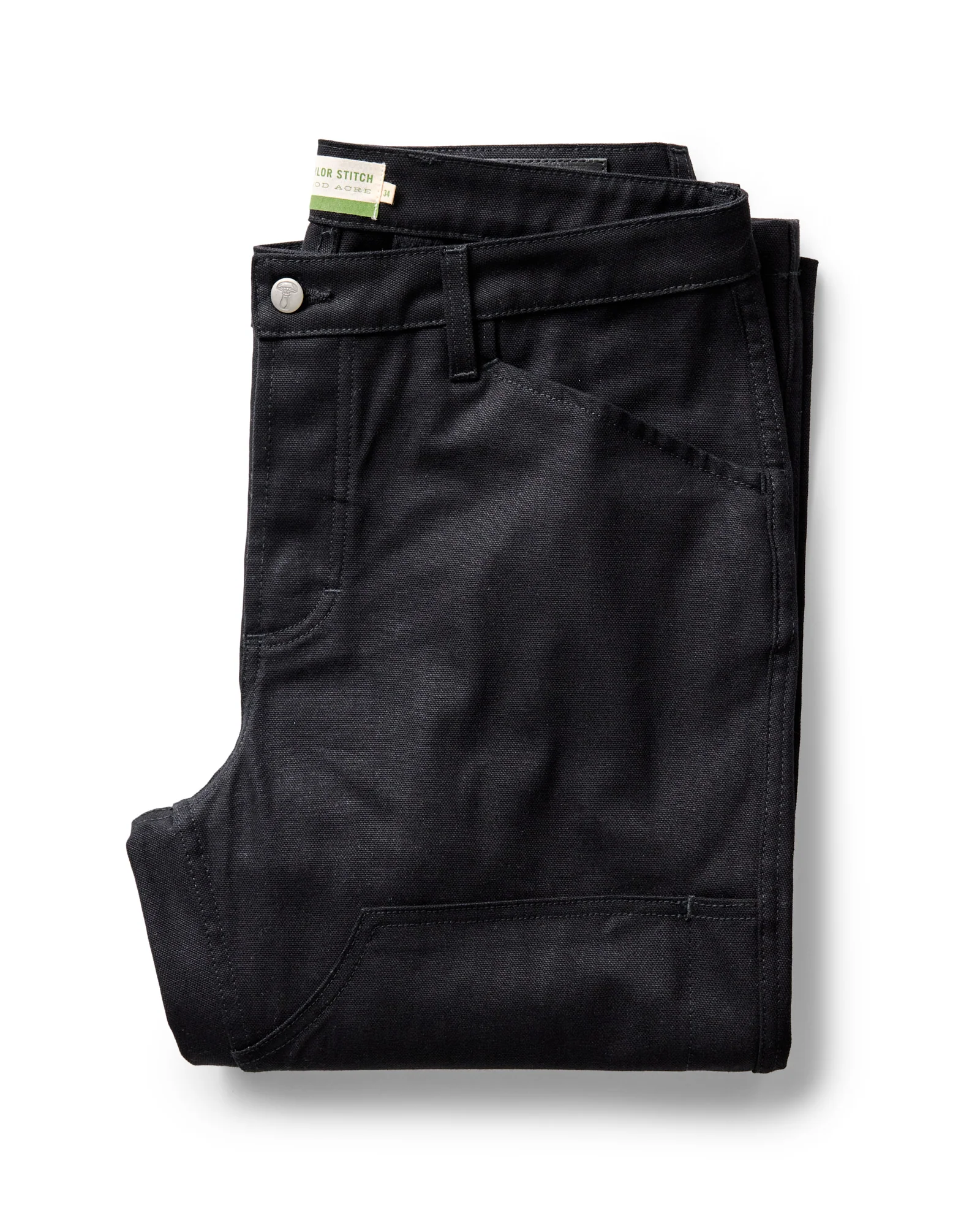 The Good Acre Chore Pant in Black Canvas