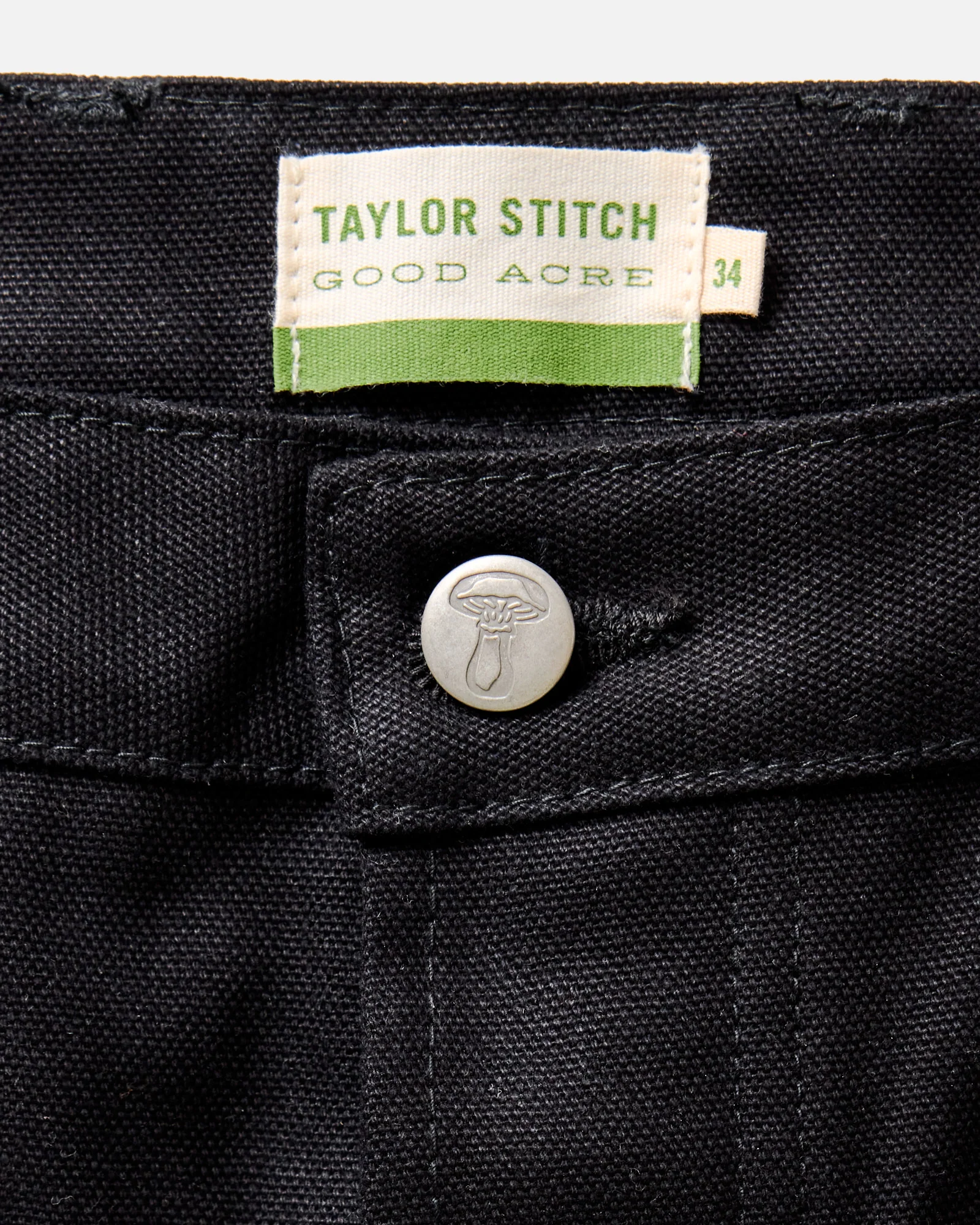 The Good Acre Chore Pant in Black Canvas - Image 6