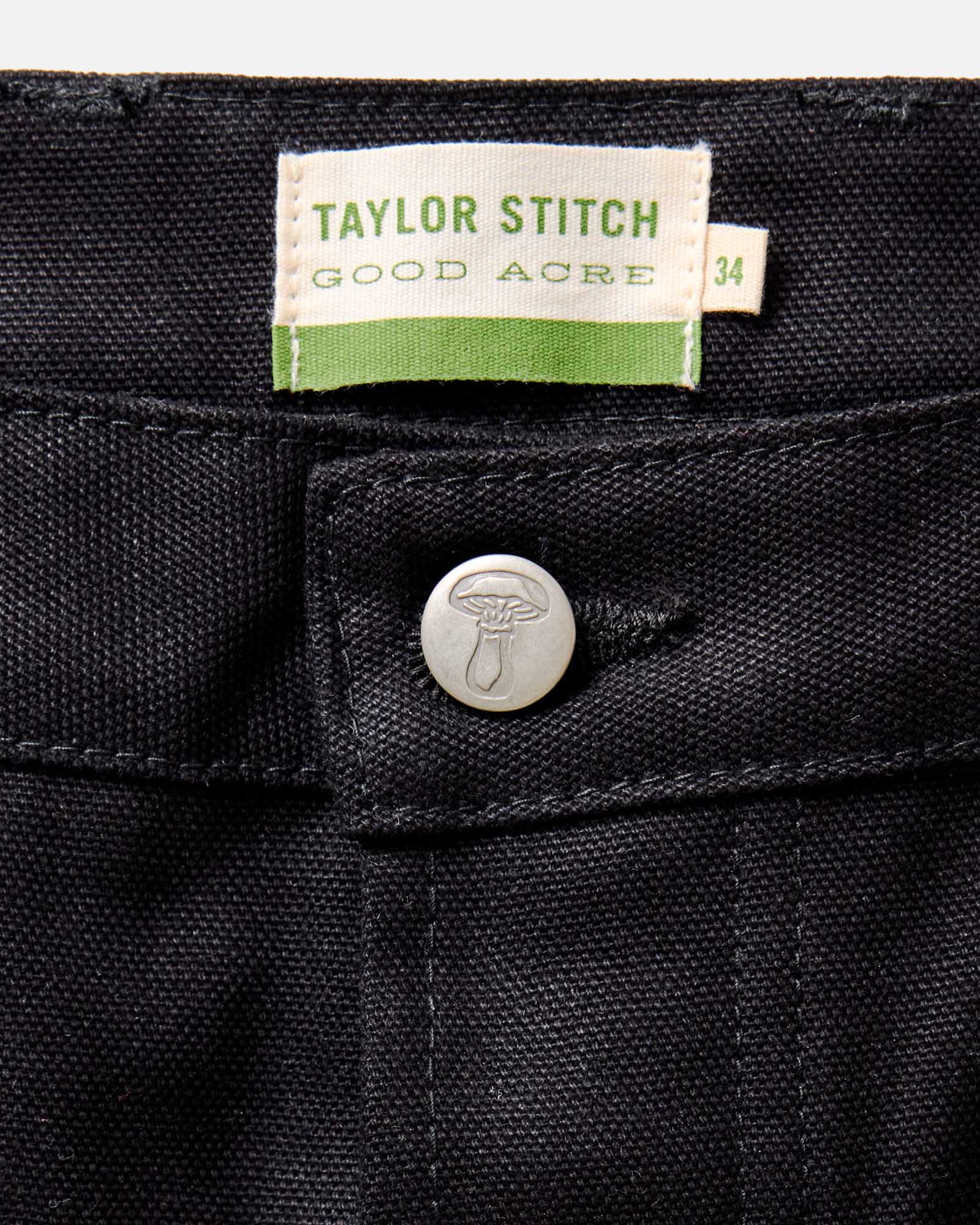 The Good Acre Chore Pant in Black Canvas - Image 5