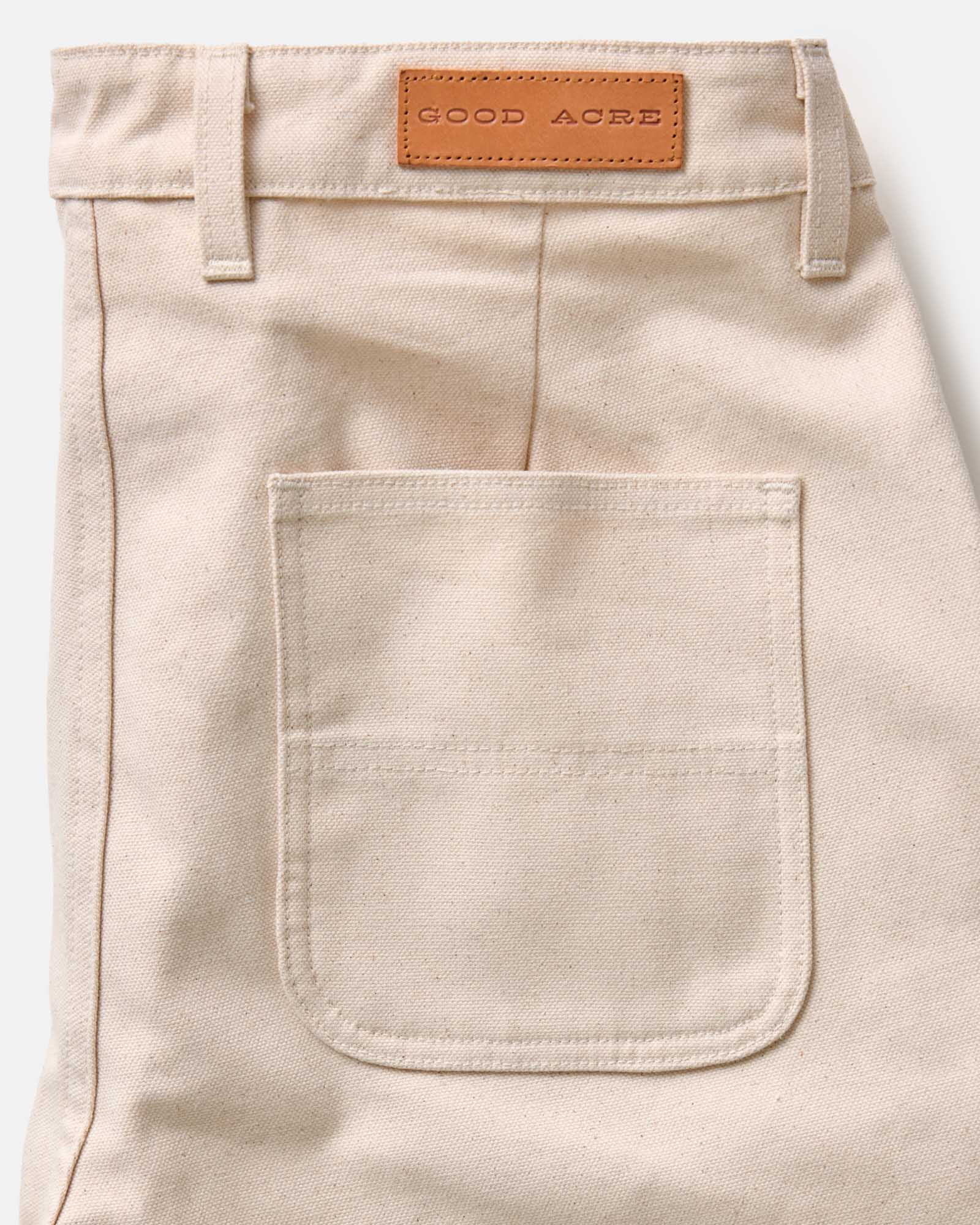 The Good Acre Chore Pant in Natural Canvas - Image 8