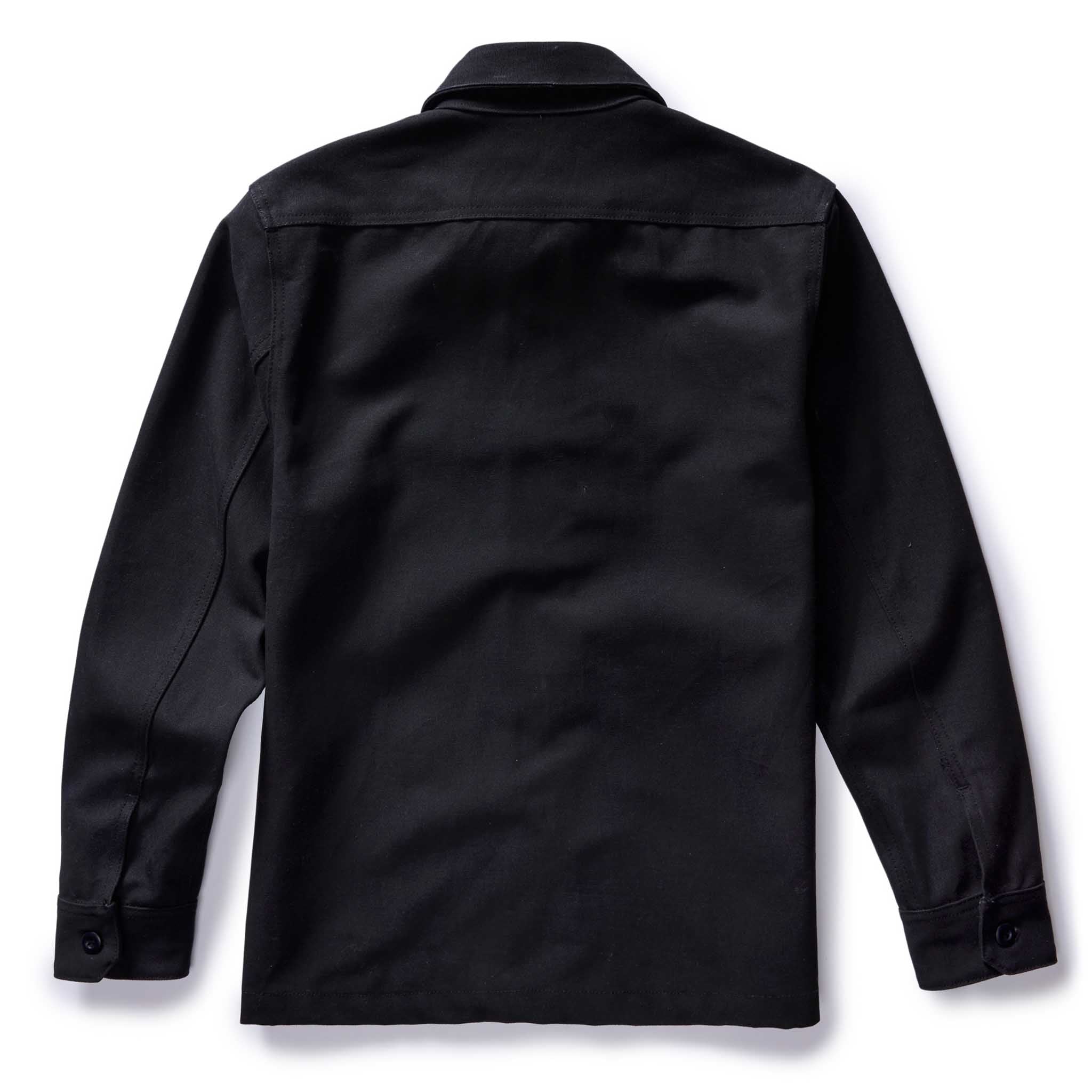 The Good Acre Forge Overshirt in Black Canvas - Image 6