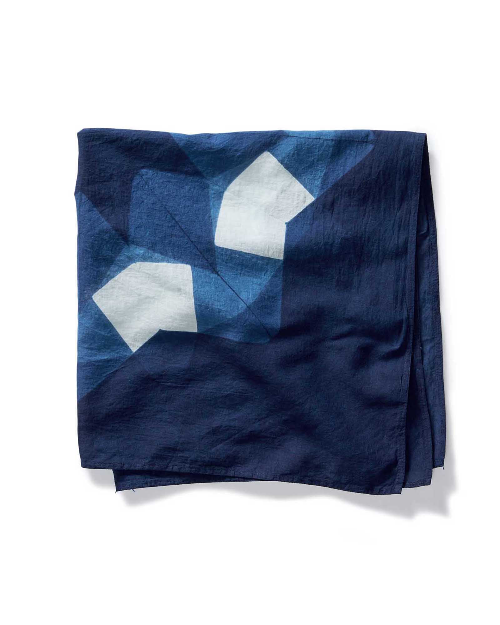 The Hand Dyed Bandana in Indigo Burst - Image 4