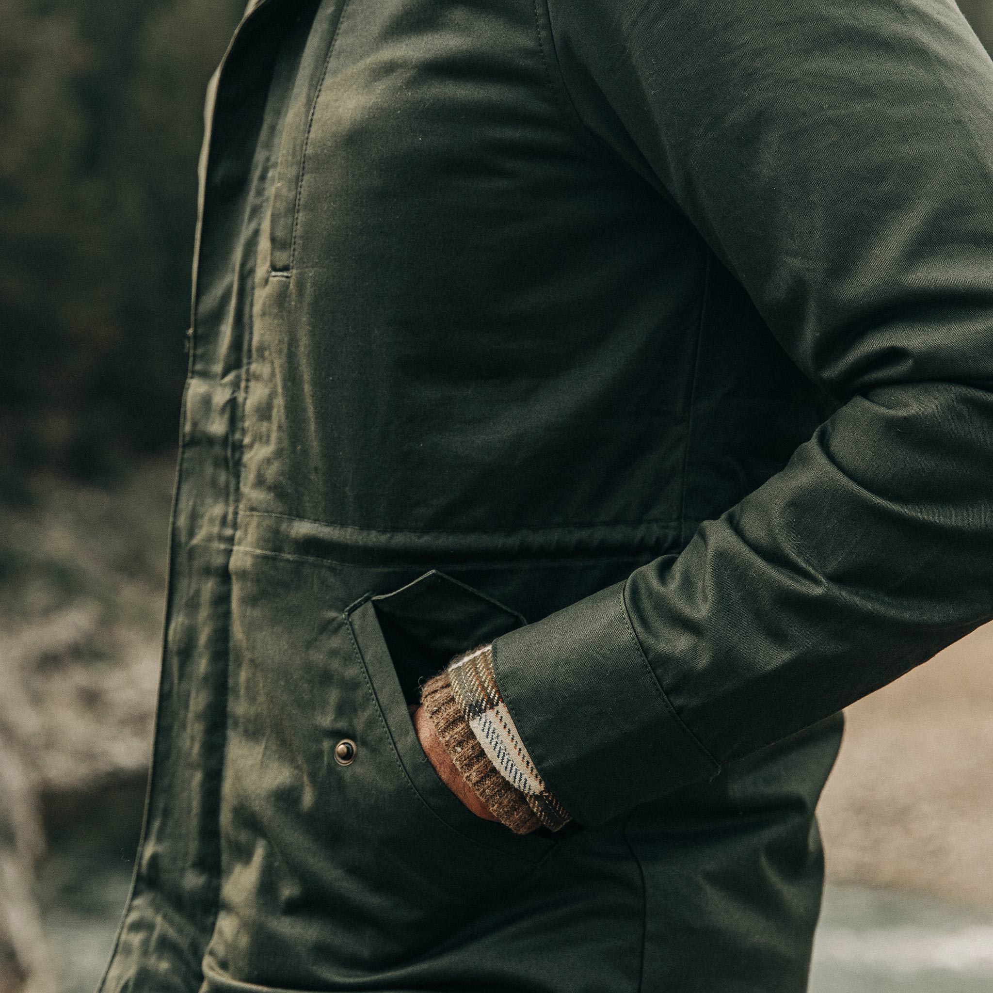 The Harris Jacket in Forest Dry Wax - Image 5