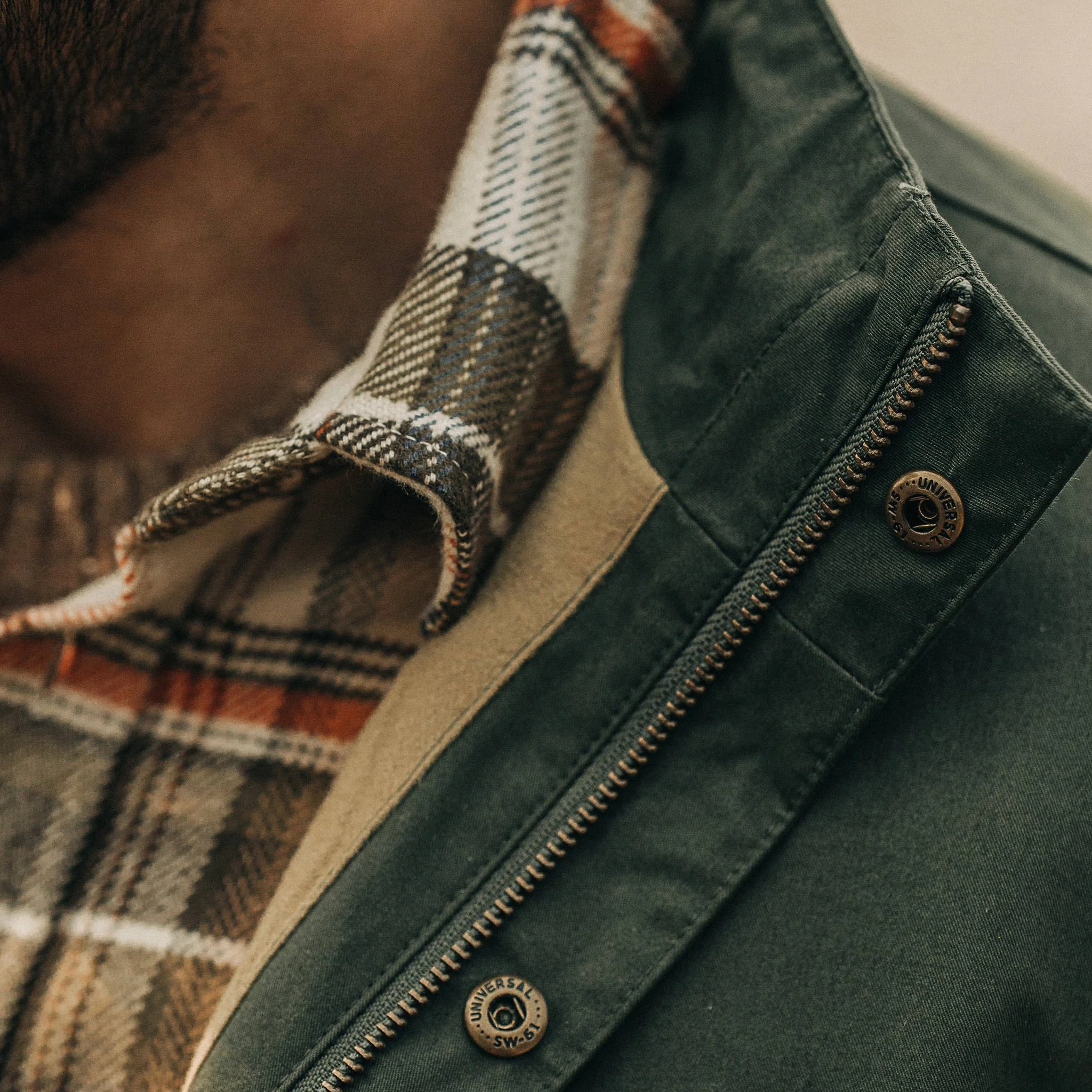 The Harris Jacket in Forest Dry Wax - Image 6